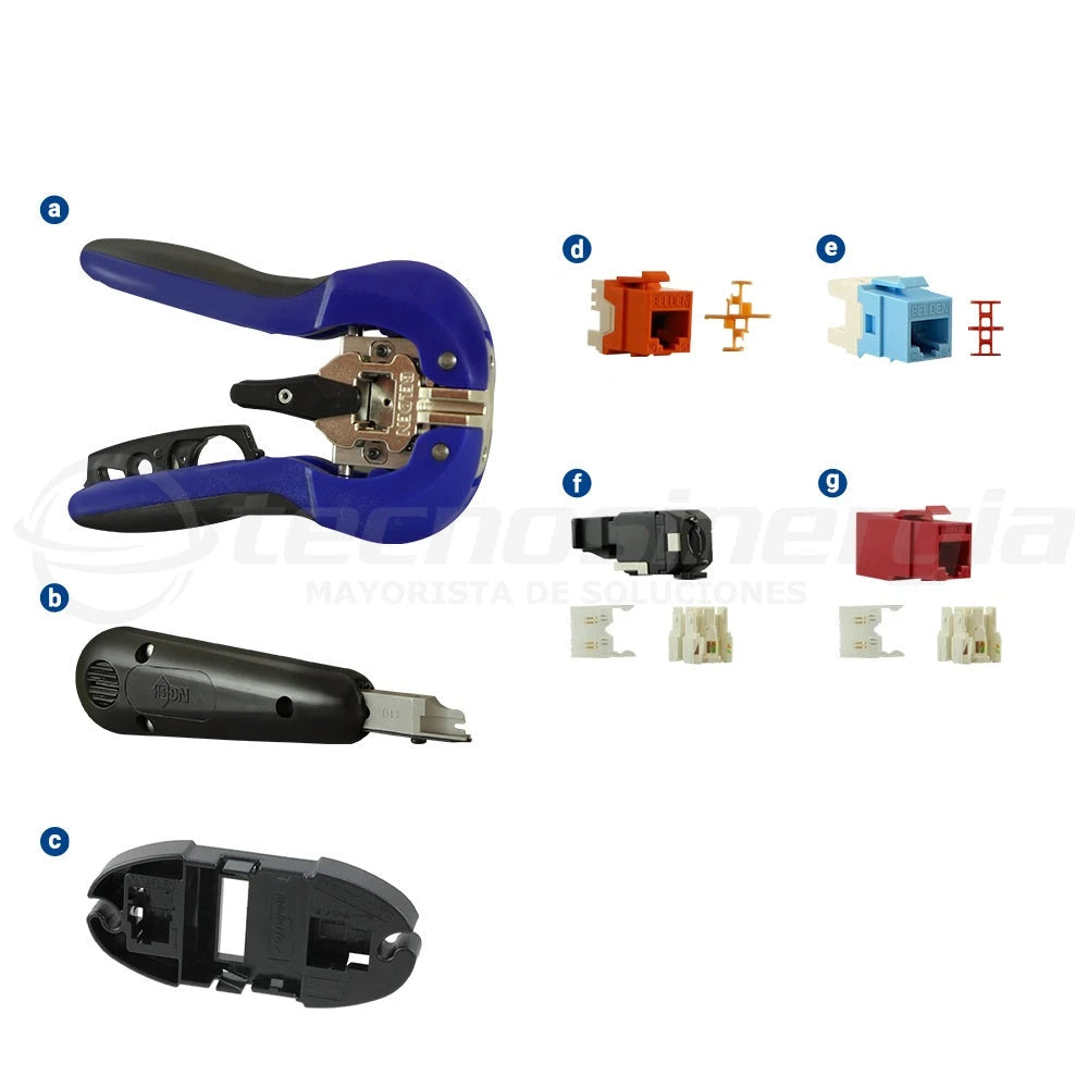 KIT DE HERRAMIENTAS PARA CERTIFICACION BELDEN BEL-TOOLSKIT INCLUYE LO NECESARIO PARA PRACTICA MODULO DE INSTALACION-Herramienta-BELDEN-Bsai Seguridad & Controles