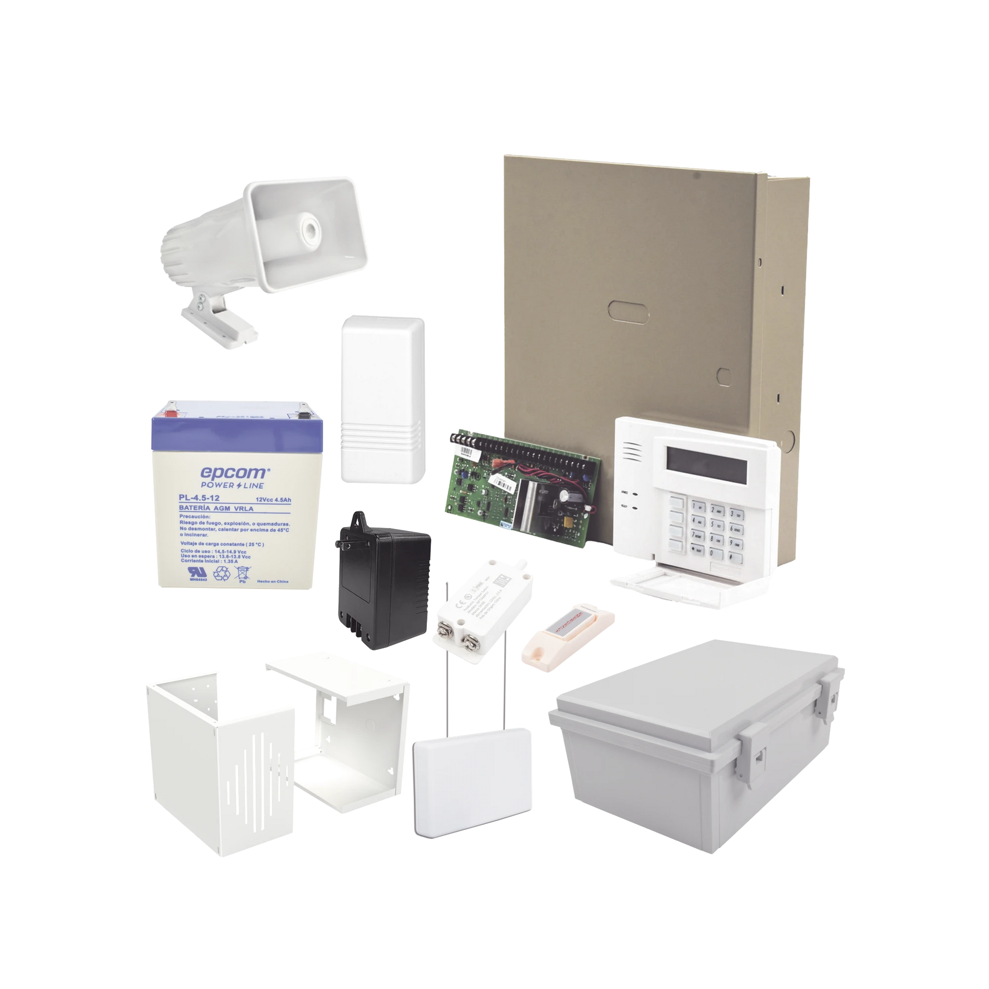 KIT DE INICIO PARA ALARMA VECINAL CON BOTÓN DE LARGO ALCANCE-Paneles de Alarma-HONEYWELL-Bsai Seguridad & Controles