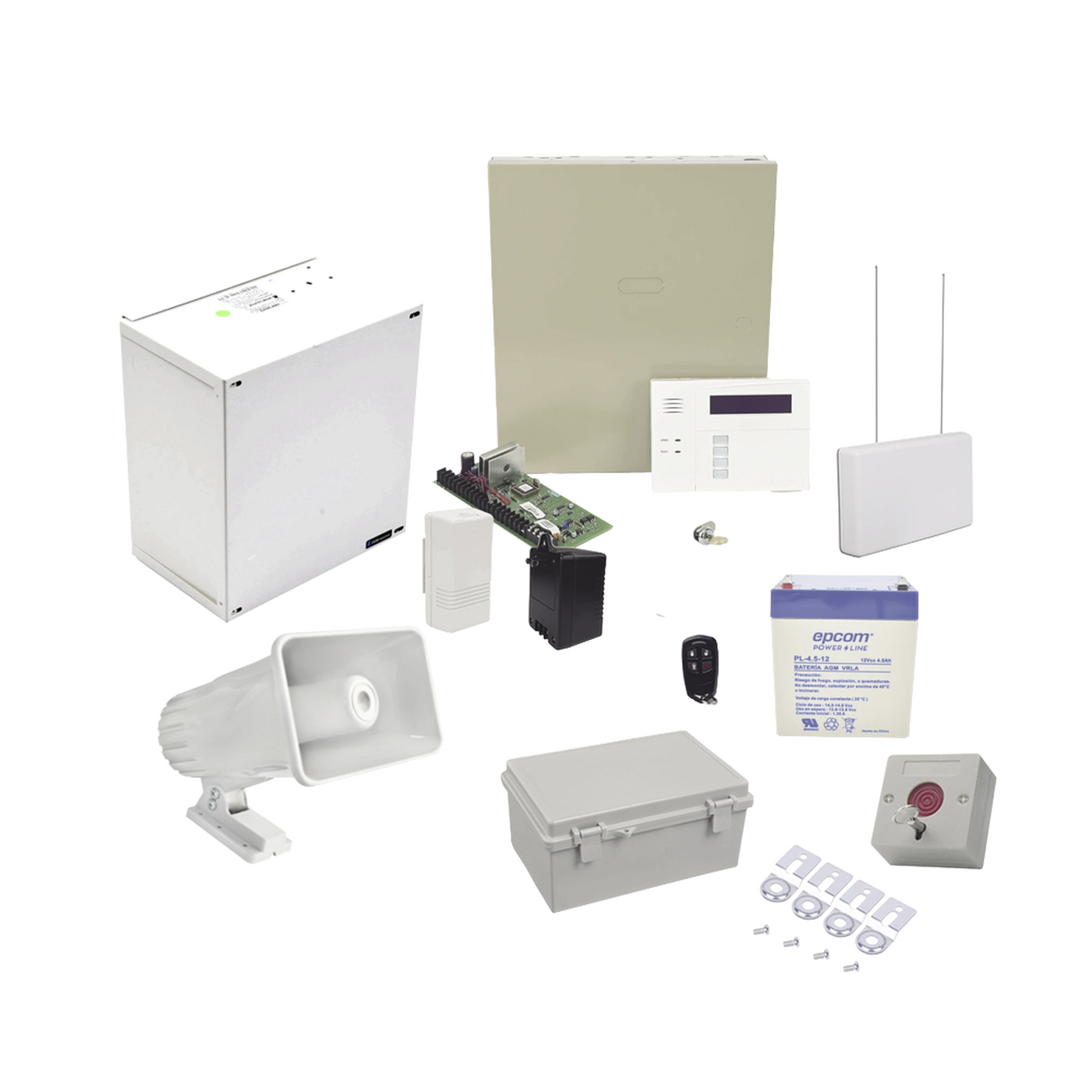 KIT DE INICIO PARA ALARMA VECINAL-Paneles de Alarma-HONEYWELL HOME RESIDEO-VECINALPANICB-Bsai Seguridad & Controles