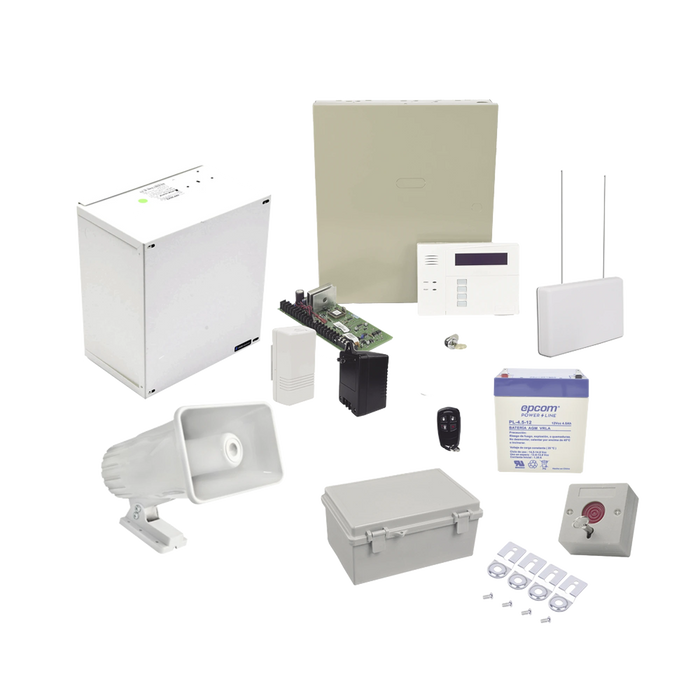 KIT DE INICIO PARA ALARMA VECINAL-Paneles de Alarma-HONEYWELL HOME RESIDEO-VECINALPANICB-Bsai Seguridad & Controles