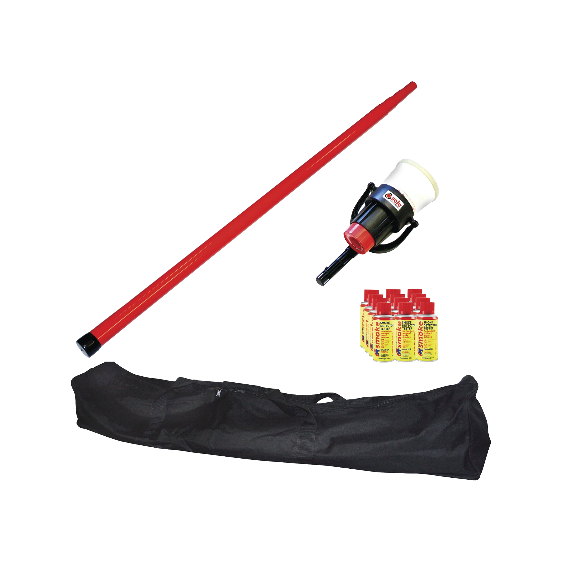 KIT DE INICIO PARA PRUEBA DE DETECTORES DE HUMO, INCLUYE SOLO-330, SOLO-100, SOLO-604 Y M8-Herramientas-SDI-Bsai Seguridad & Controles