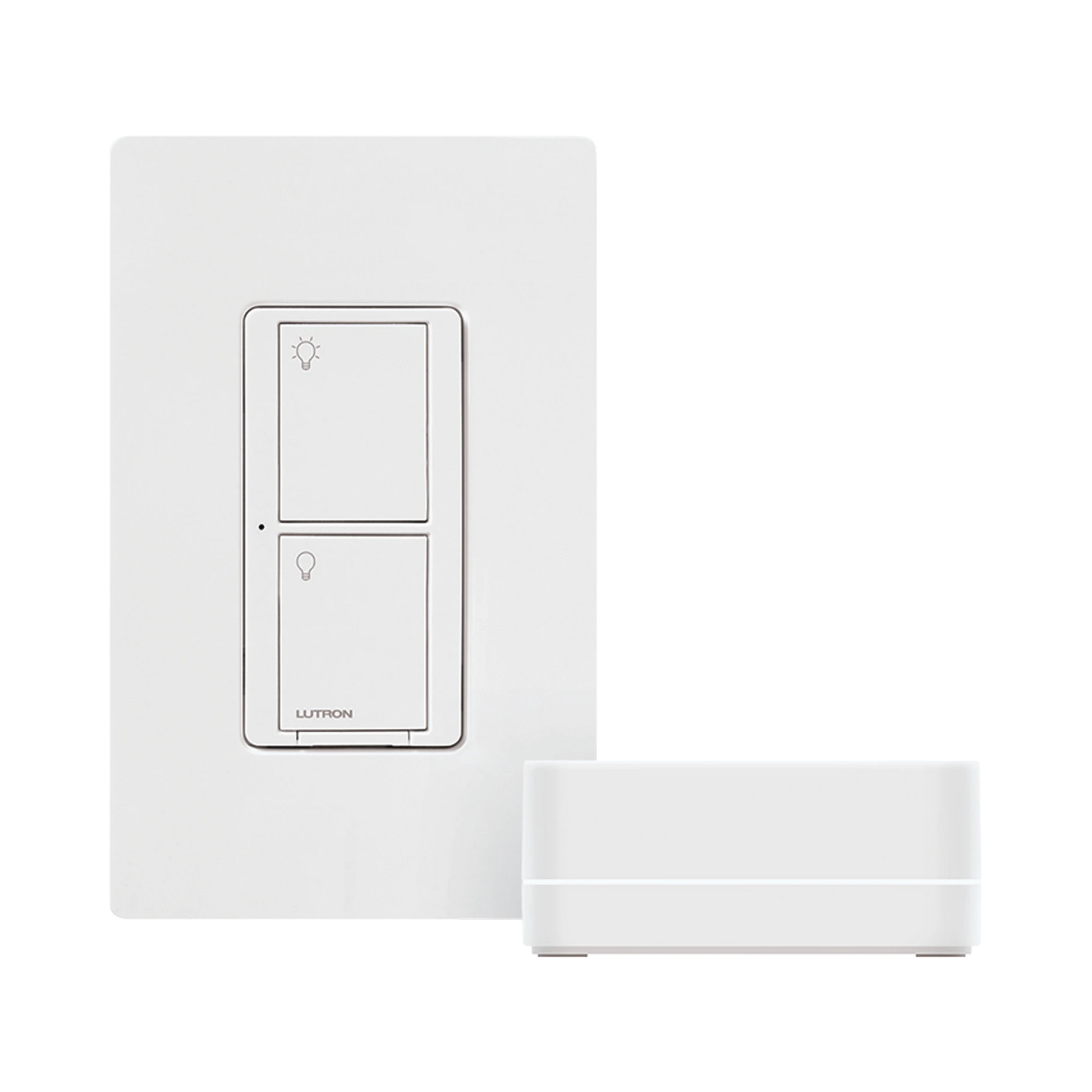 KIT DE INTERRUPTOR INTELIGENTE, HUB, INTERRUPTOR Y PLACA. COMPATIBLE CON ALEXA Y GOOGLEHOME.-Automatizacion - Casa Inteligente-LUTRON CASETA WIRELESS-Bsai Seguridad & Controles