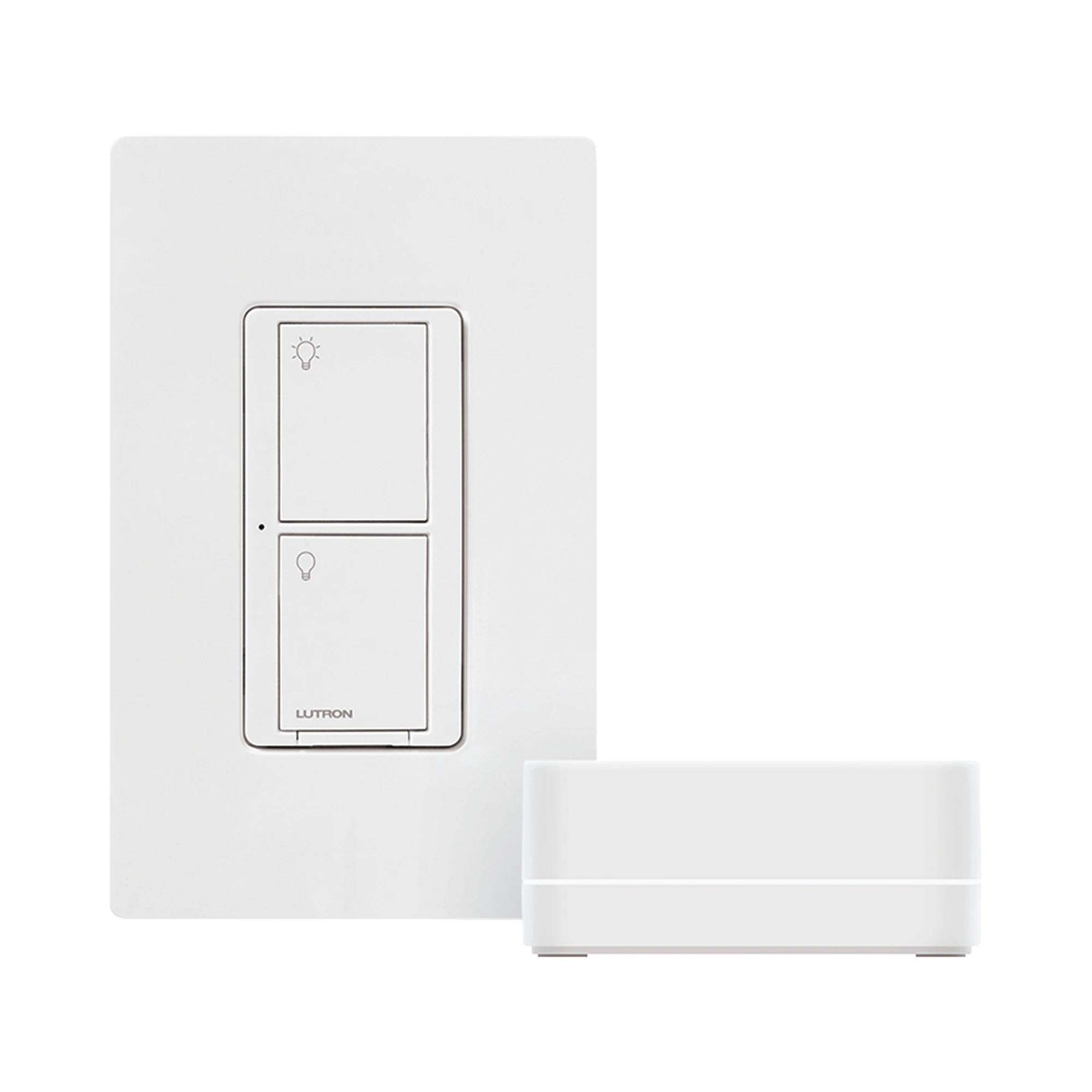 KIT DE INTERRUPTOR INTELIGENTE, HUB, INTERRUPTOR Y PLACA. COMPATIBLE CON ALEXA Y GOOGLEHOME.-Automatizacion - Casa Inteligente-LUTRON CASETA WIRELESS-Bsai Seguridad & Controles