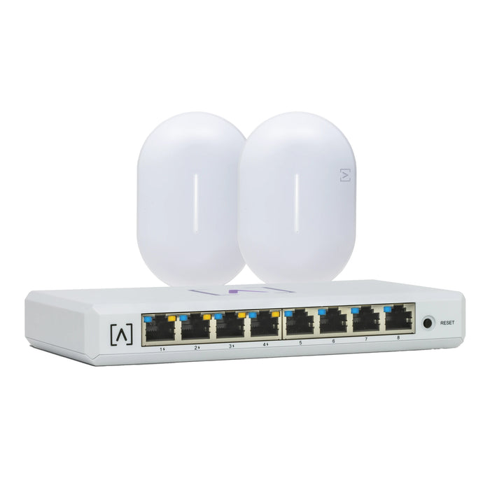 KIT DE LANZAMIENTO ALTA LABS: INCLUYE: 1 SWITCH POE S8-POE / 2 PUNTOS DE ACCESO WIFI 6 AP6 BLOQUEO DE CONTENIDO / ADMINISTRACIÓN EN LA NUBE/APP GRATUITA / COMPATIBLE CON LA PLATAFORMA PURPLE-Networking-ALTA LABS-ALTA-S8-KIT-2-Bsai Seguridad & Controles