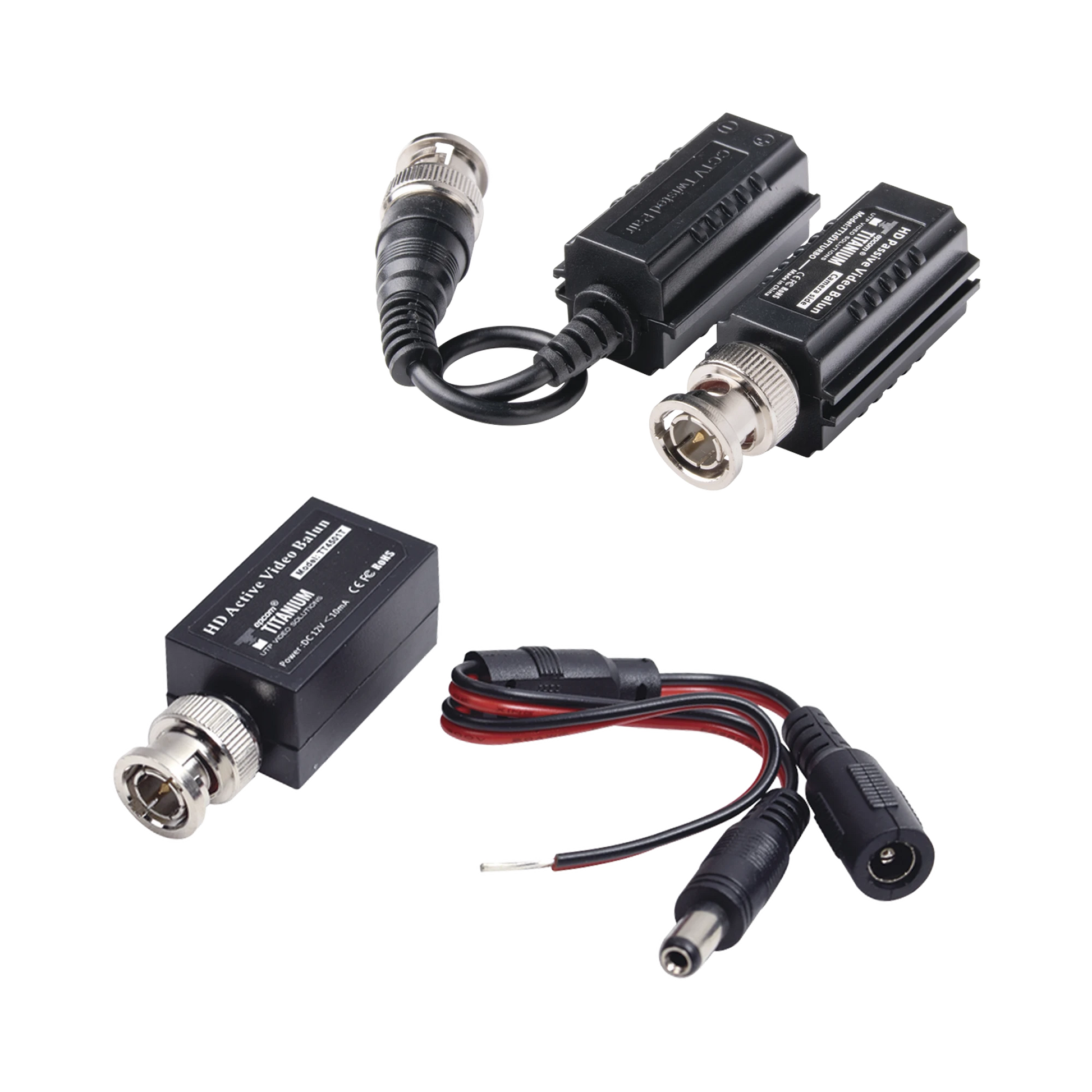 KIT DE LARGO ALCANCE DE 320 METROS TVI COMPUESTO POR TT4501T + TT101FTURBO-Accesorios Videovigilancia-EPCOM TITANIUM-Bsai Seguridad & Controles