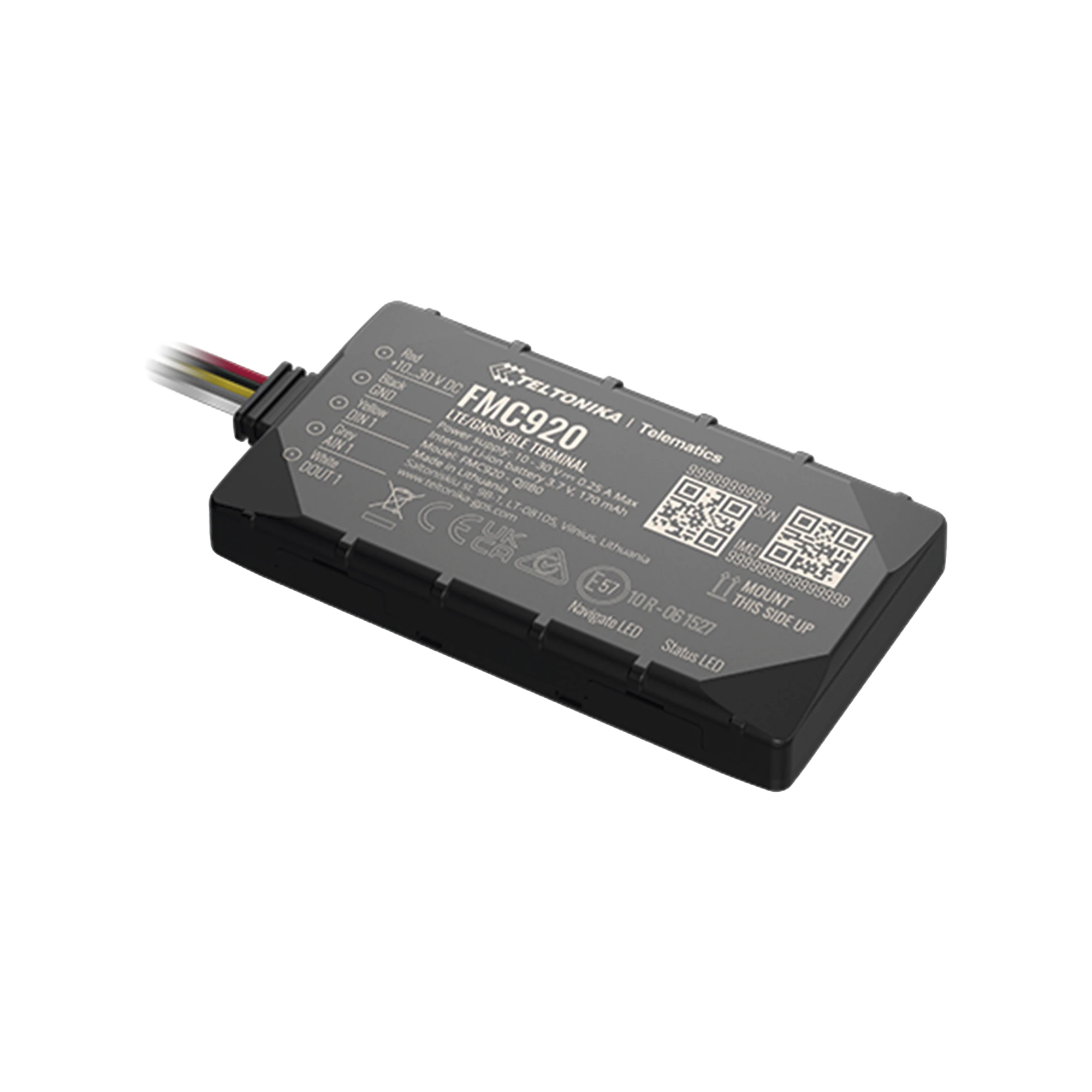 KIT DE LOCALIZADOR 4G LTE, SIM SIM30M2M, VOUCHER POR 1 MES, PLATAFORMA POR 1 MES, RELEVADOR Y BOTÓN DE PÁNICO.-IoT, GPS y Telemática-TELTONIKA-Bsai Seguridad & Controles