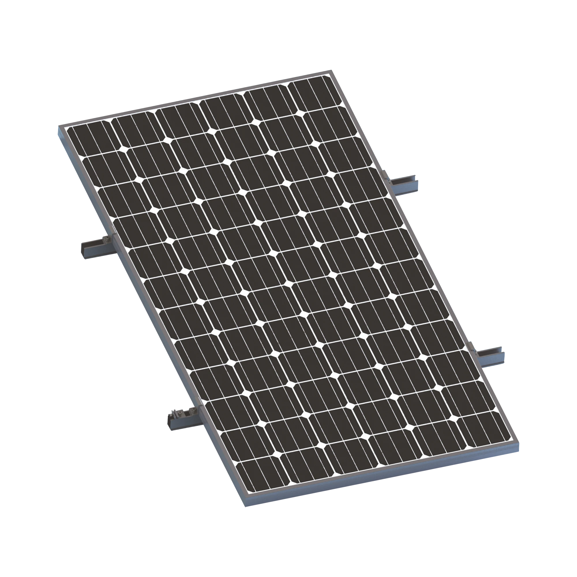 KIT DE MINIRIELES PARA PANEL SOLAR ARREGLO 1X1 PARA INSTALACIÓN PLANO EN LÁMINA-Energía Solar-EPCOM POWERLINE-Bsai Seguridad & Controles