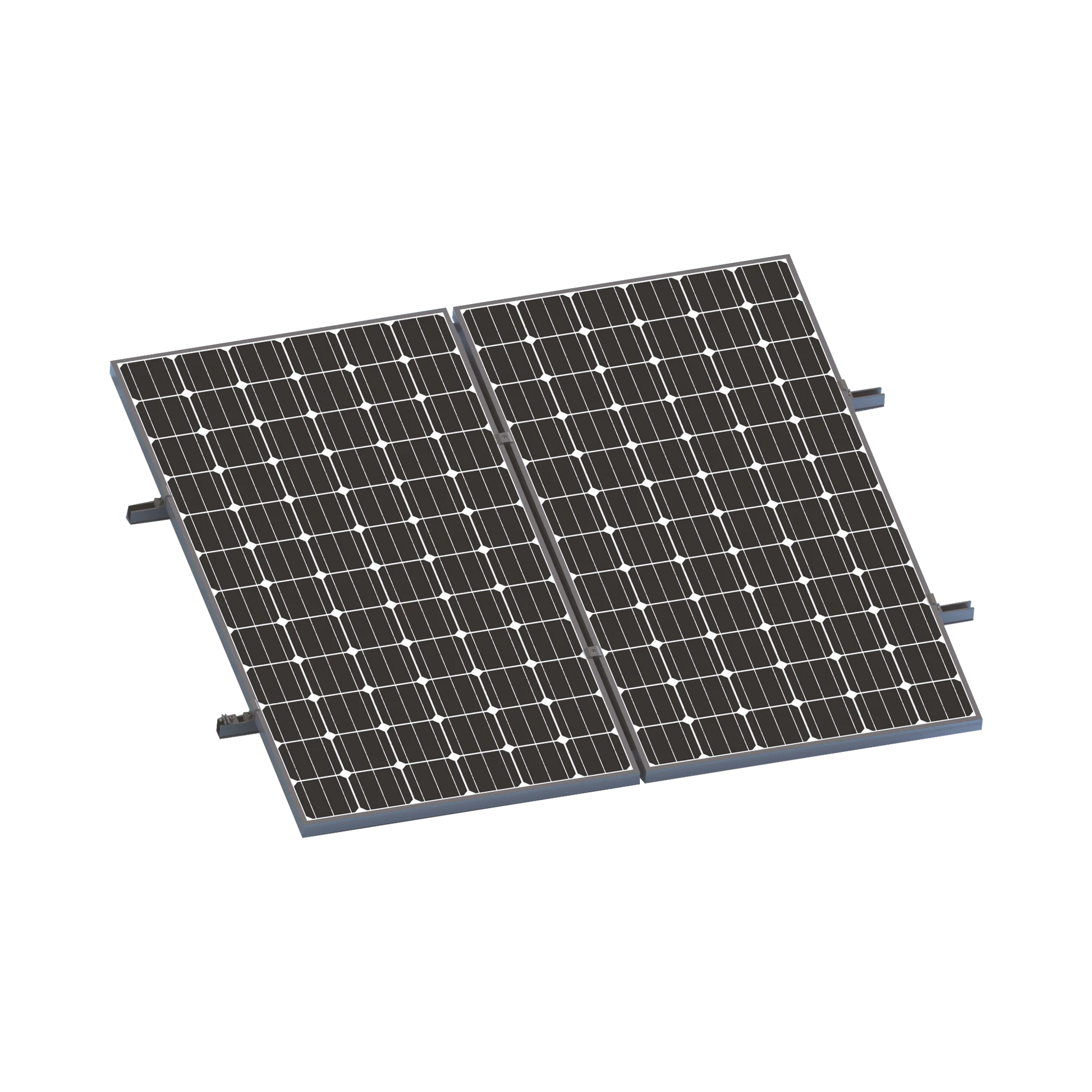 KIT DE MINIRIELES PARA PANEL SOLAR ARREGLO 1X2 PARA INSTALACIÓN PLANO EN LÁMINA-Energía Solar-EPCOM POWERLINE-VEKTORMINIKIT1X2-Bsai Seguridad & Controles