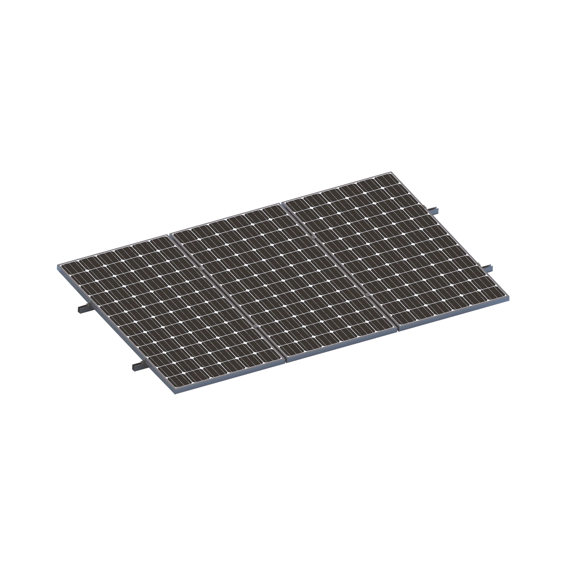 KIT DE MINIRIELES PARA PANEL SOLAR ARREGLO 1X3 PARA INSTALACIÓN PLANO EN LÁMINA-Energía Solar-EPCOM POWERLINE-VEKTORMINIKIT1X3-Bsai Seguridad & Controles