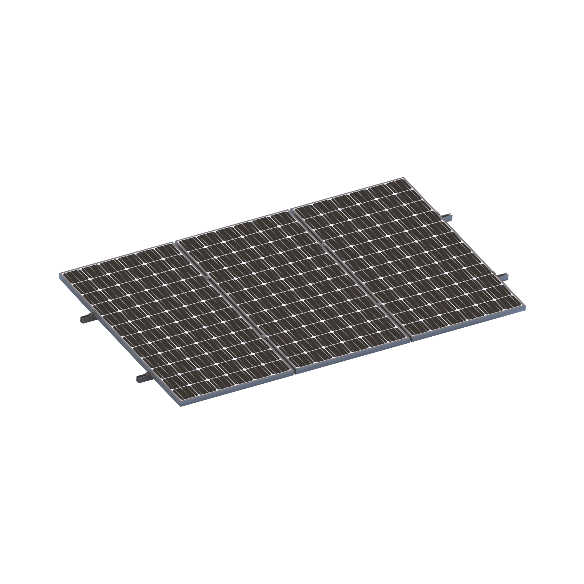 KIT DE MINIRIELES PARA PANEL SOLAR ARREGLO 1X3 PARA INSTALACIÓN PLANO EN LÁMINA-Energía Solar-EPCOM POWERLINE-VEKTORMINIKIT1X3-Bsai Seguridad & Controles