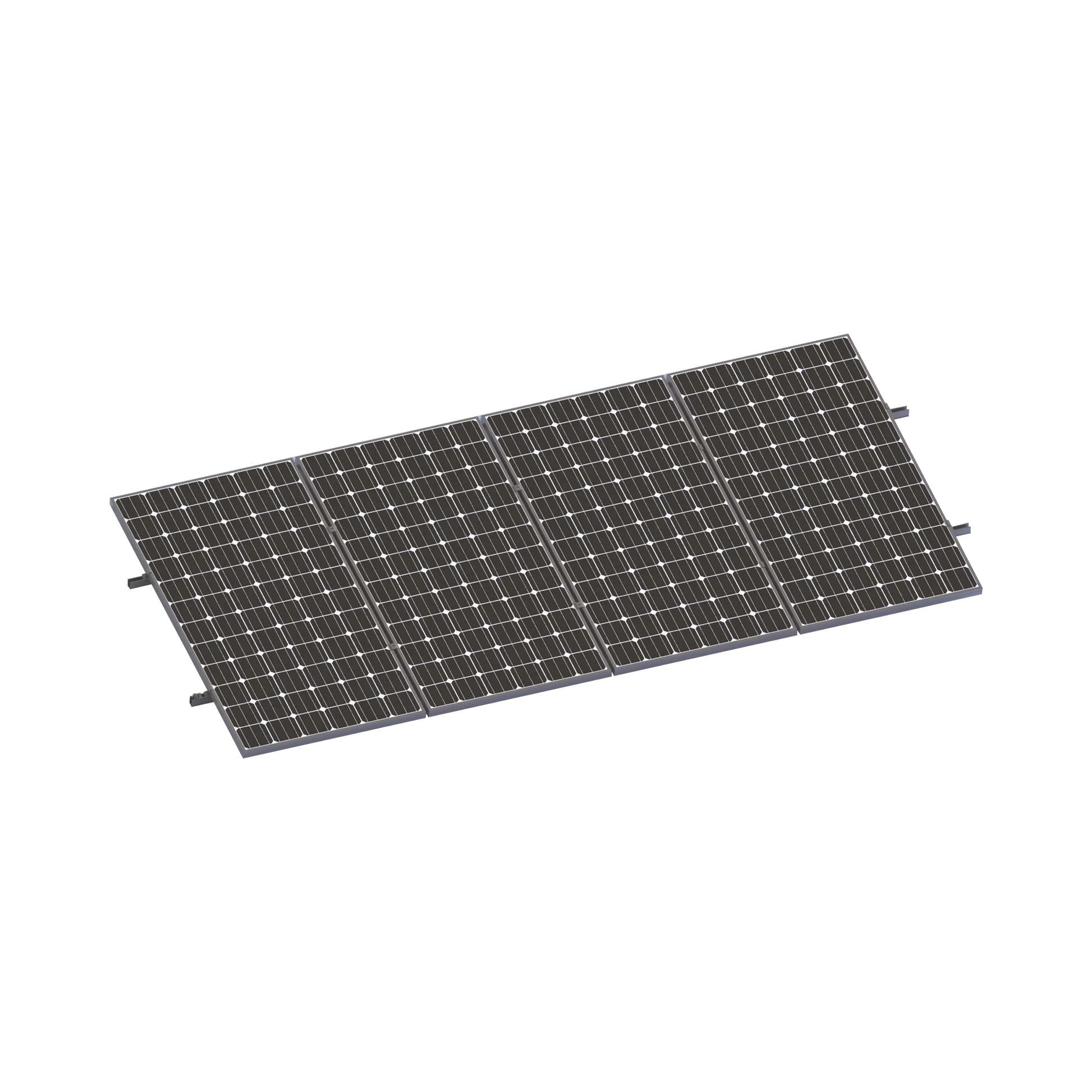 KIT DE MINIRIELES PARA PANEL SOLAR ARREGLO 1X4 PARA INSTALACIÓN PLANO EN LÁMINA-Energía Solar-EPCOM POWERLINE-VEKTORMINIKIT1X4-Bsai Seguridad & Controles