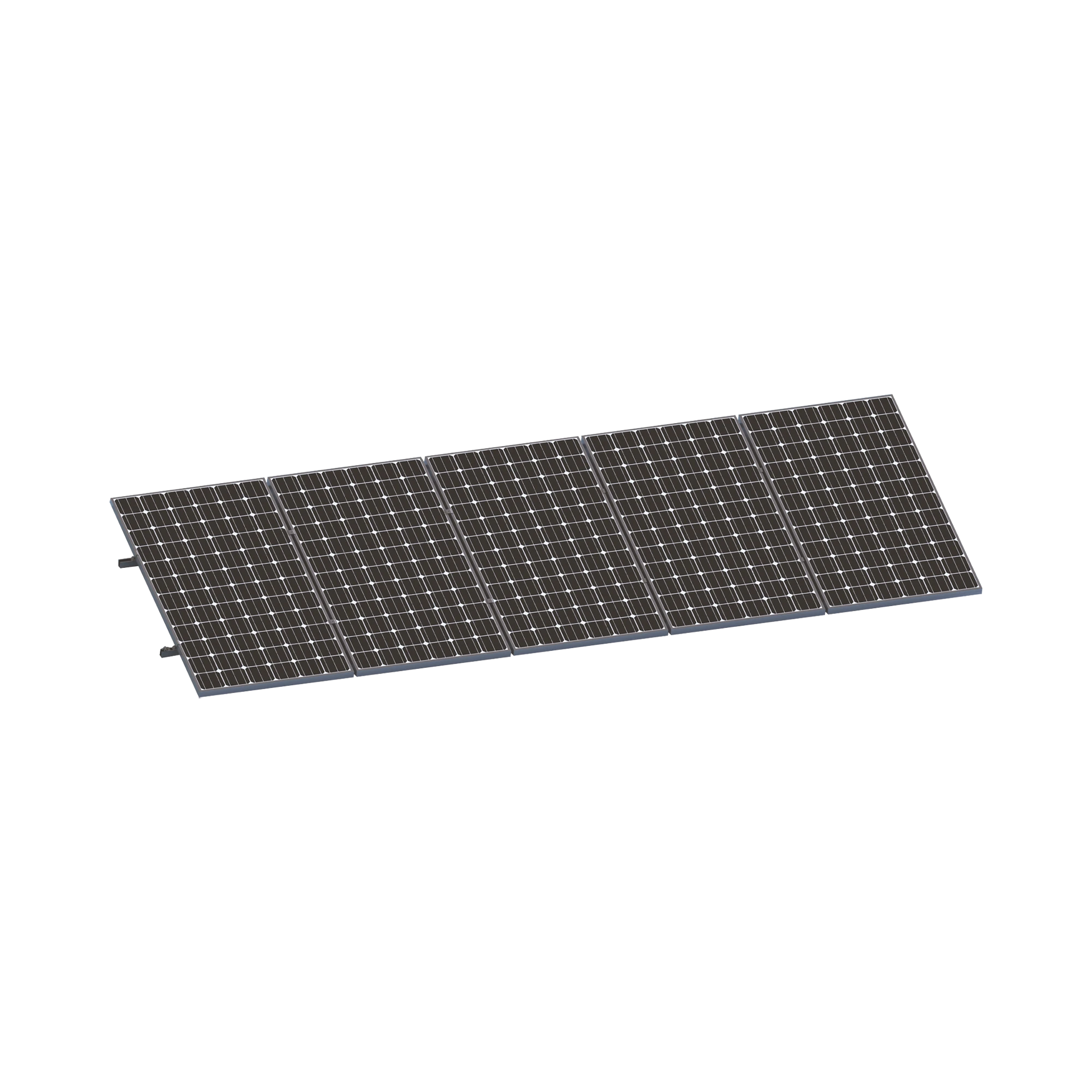 KIT DE MINIRIELES PARA PANEL SOLAR ARREGLO 1X5 PARA INSTALACIÓN PLANO EN LÁMINA-Energía Solar-EPCOM POWERLINE-VEKTORMINIKIT1X5-Bsai Seguridad & Controles