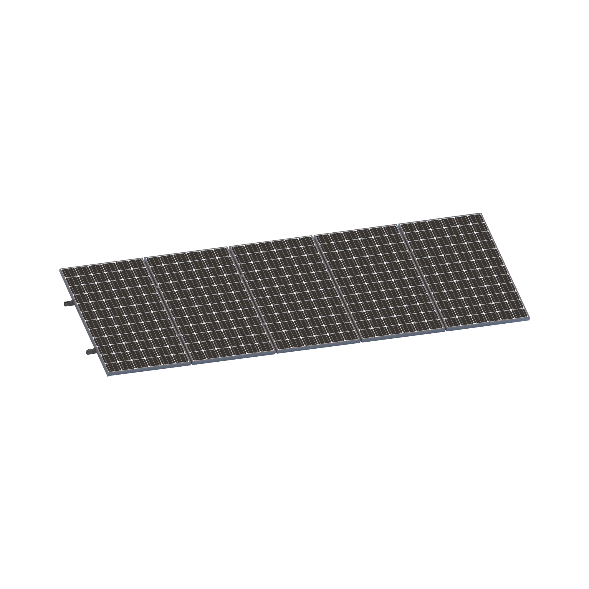 KIT DE MINIRIELES PARA PANEL SOLAR ARREGLO 1X5 PARA INSTALACIÓN PLANO EN LÁMINA-Energía Solar-EPCOM POWERLINE-VEKTORMINIKIT1X5-Bsai Seguridad & Controles