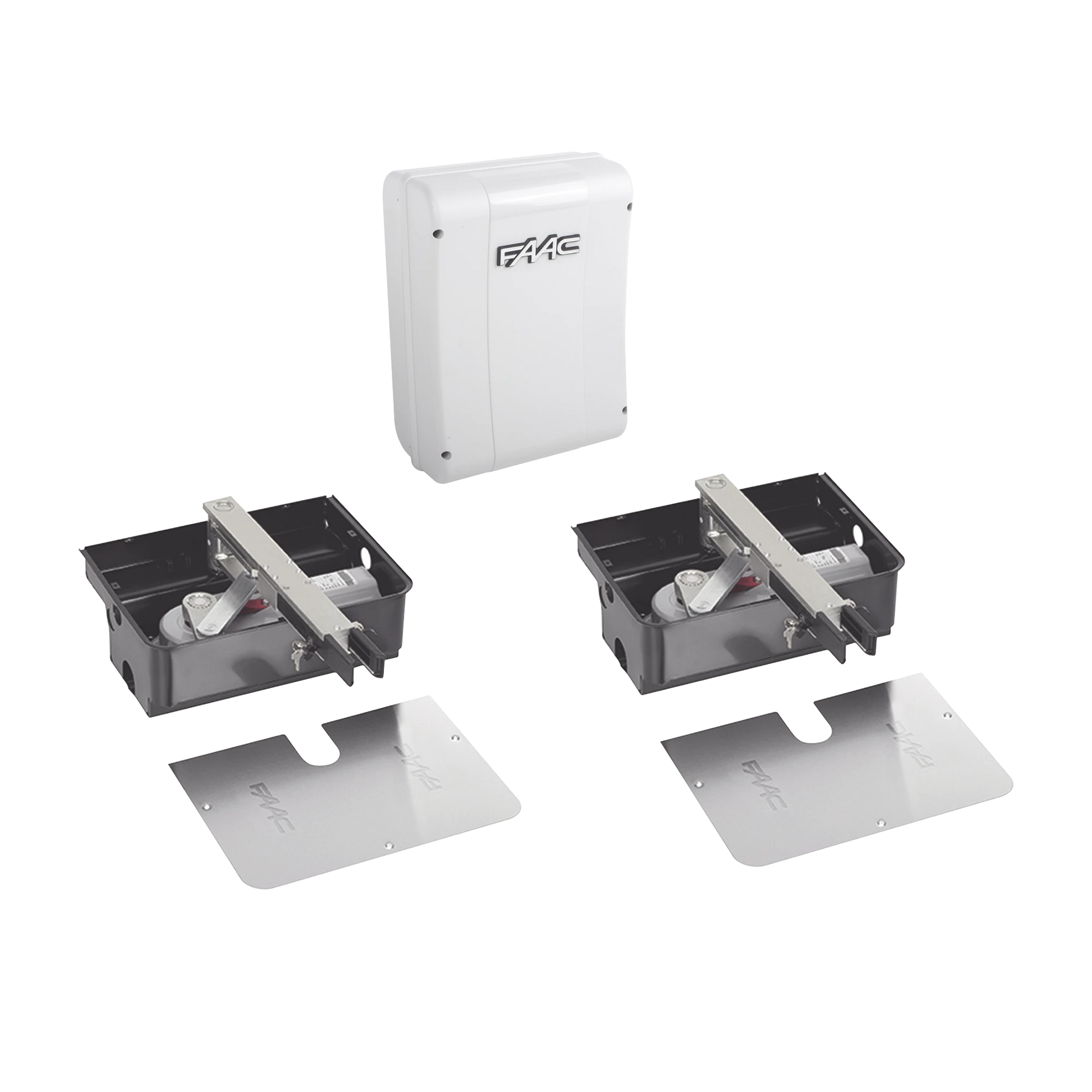 KIT DE OPERADORES SUBTERRANEOS FAAC 770N 24V PARA PUERTAS ABATIBLES / PARA PUERTAS DE HASTA 3.5 METROS-FAAC-FAAC-770N-24V-Bsai Seguridad & Controles