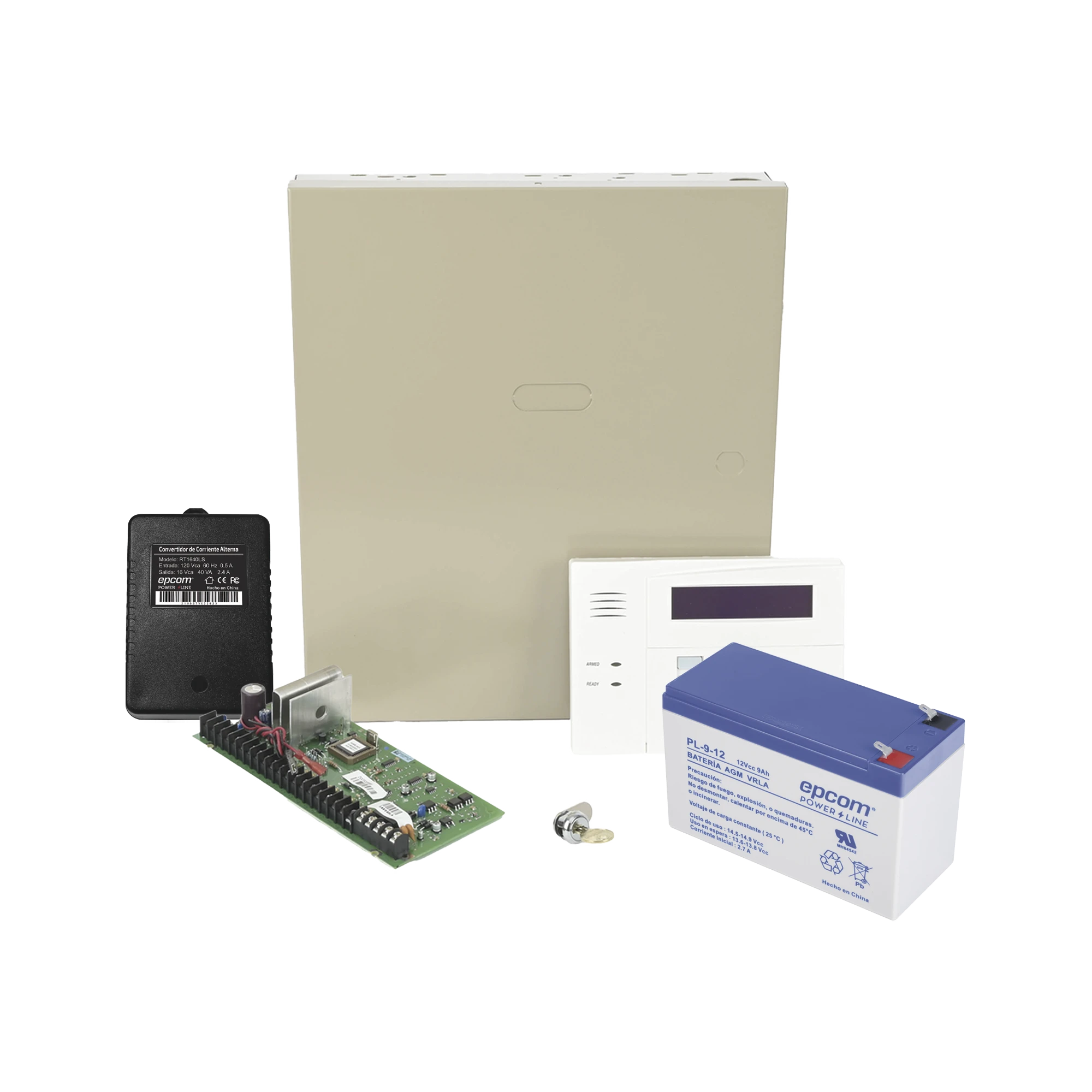 KIT DE PANEL DE ALARMA VISTA48LA CON BATERÍA DE 9AH, TRANSFORMADOR Y GABINETE-Total Connect Honeywell-HONEYWELL HOME RESIDEO-Bsai Seguridad & Controles