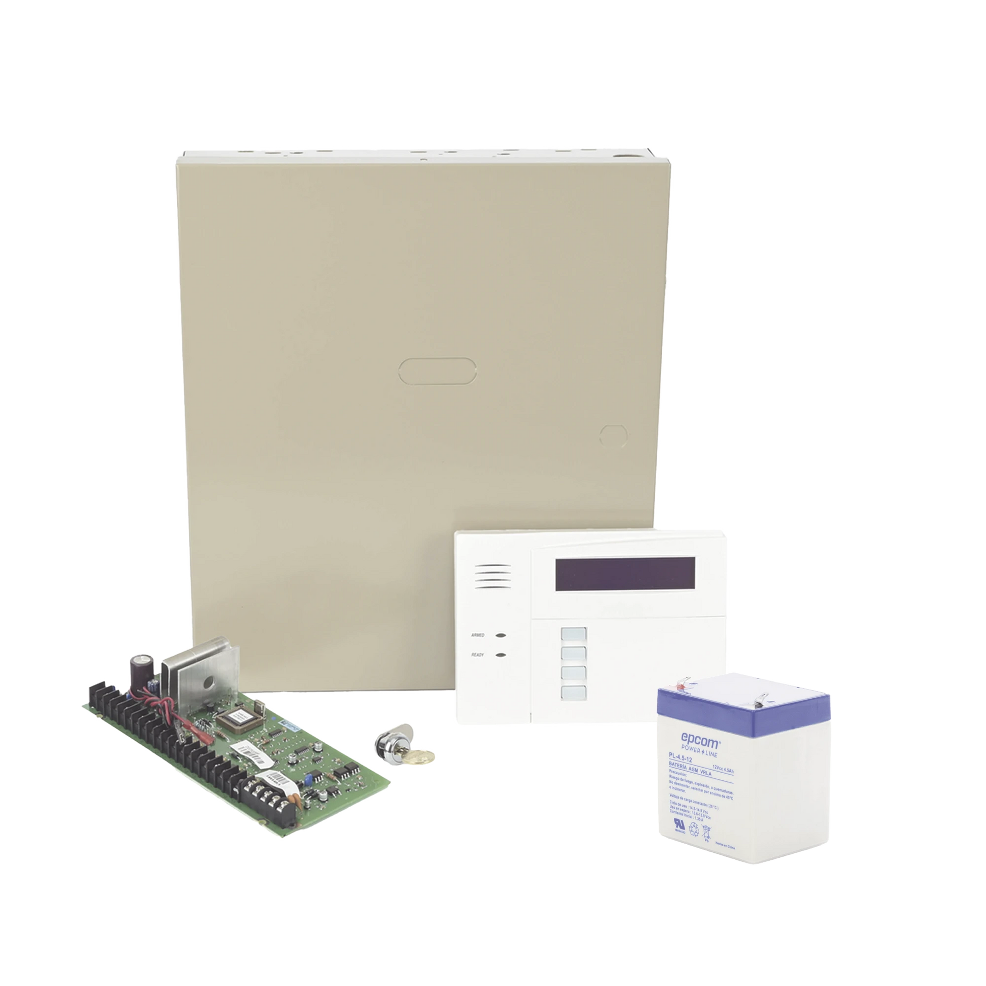 KIT DE PANEL DE ALARMA VISTA48LA CON GABINETE, TECLADO PROGRAMADOR Y BATERÍA-Total Connect Honeywell-HONEYWELL HOME RESIDEO-VISTA48LANB/6160RF-Bsai Seguridad & Controles