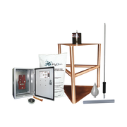 KIT DE PARARRAYO CON PUNTA CON DIÁMETRO DE PROTECCIÓN DE 200 METROS-Tierra Física y Pararrayos-TOTAL GROUND-Bsai Seguridad & Controles