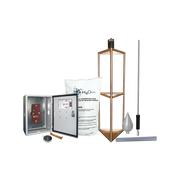 KIT DE PARARRAYO CON PUNTA CON DIÁMETRO DE PROTECCIÓN DE 300 METROS-Tierra Física y Pararrayos-TOTAL GROUND-Bsai Seguridad & Controles