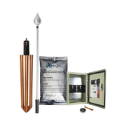 KIT DE PARARRAYO CON PUNTA EN ALUMINIO CON DIÁMETRO DE PROTECCIÓN DE 160 METROS.-Tierra Física y Pararrayos-TOTAL GROUND-Bsai Seguridad & Controles