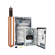 KIT DE PUESTA A TIERRA DE 45 A CON ELECTRODO, FILTRO, ACOPLADOR Y COMPUESTO H2OHM.-Tierra Física y Pararrayos-TOTAL GROUND-Bsai Seguridad & Controles