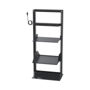 KIT DE RACK ESTÁNDAR 19, 24 UR CON 2 CHAROLAS Y PDU (8 TOMAS). IDEAL PARA UPS Y SERVIDORES TIPO TORRE.-Racks y Gabinetes-LINKEDPRO BY EPCOM-Bsai Seguridad & Controles