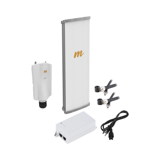 KIT DE RADIO A5X CON ANTENA N545X2, 4.9 A 6.4 GHZ, 700 MBPS, HASTA 64 USUARIOS CONCURRENTES, MONITOREO A TRAVEZ DE LA NUBE, INCLUYE JUMPER Y MONTAJE-Enlaces PtP y PtMP-MIMOSA NETWORKS-Bsai Seguridad & Controles