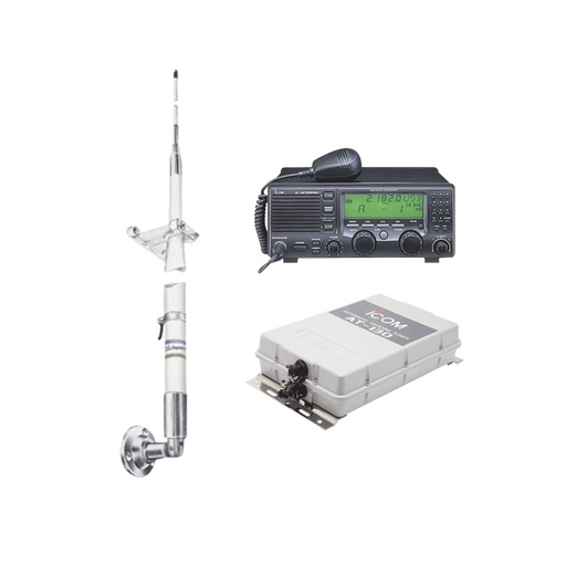 KIT DE RADIO IC-M700PRO CON SINTONIZADOR DE ANTENA AT-130 Y ANTENA HF SHAKESPEARE 390-Radios Marinos-ICOM-IC-M700PRO-KIT1-Bsai Seguridad & Controles