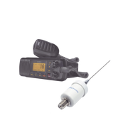 KIT DE RADIO UM385BK | MAS ANTENA MARINA DE FIBRA DE VIDRIO TX-1600-SYS-Radios Marinos-UNIDEN-Bsai Seguridad & Controles