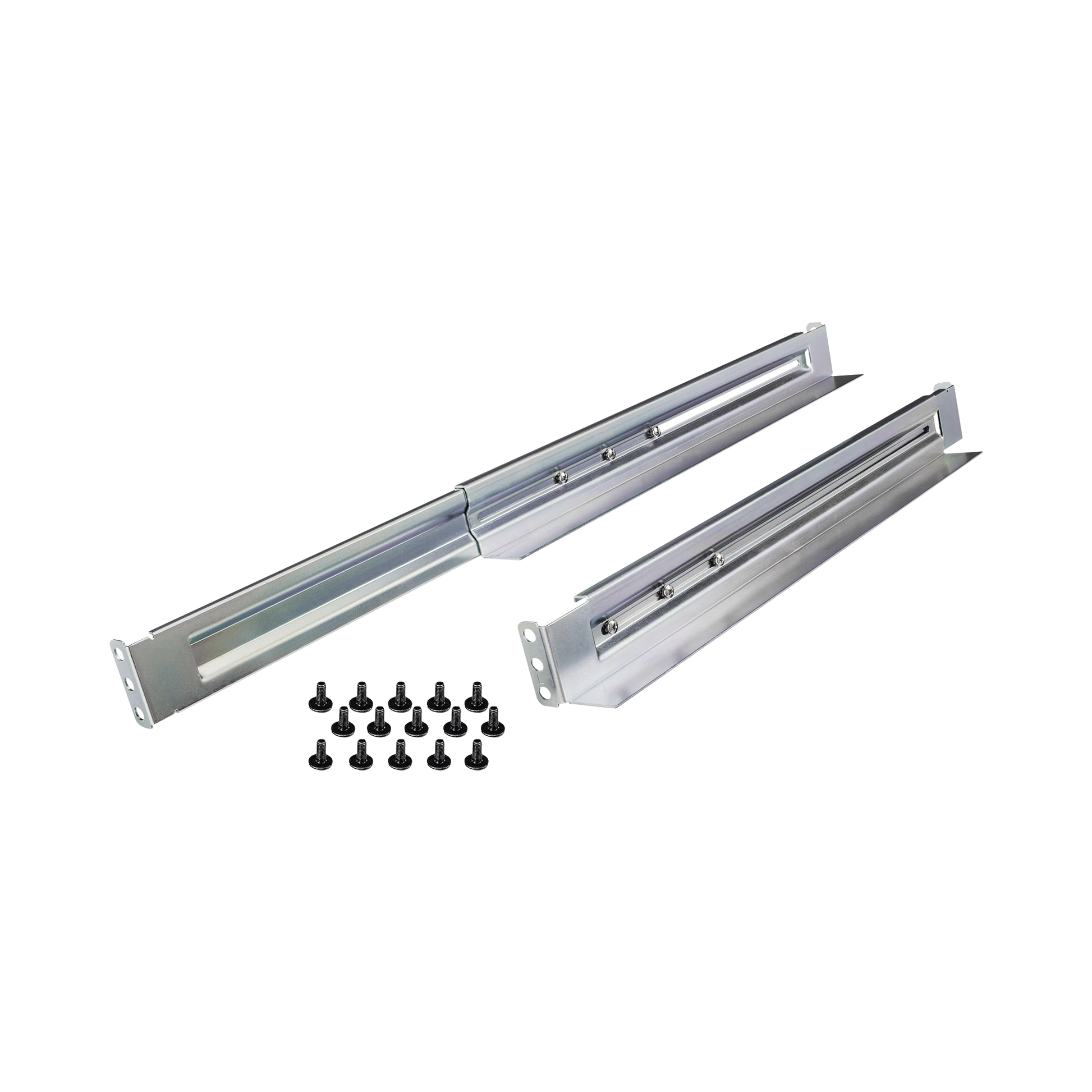 KIT DE RIELES PARA RACKS DE 4 POSTES, PARA UPS DE 1 A 3 UR, PROFUNDIDAD AJUSTABLE, SOPORTE DE PESO DE 104.78 KG-Energía-CYBERPOWER-Bsai Seguridad & Controles