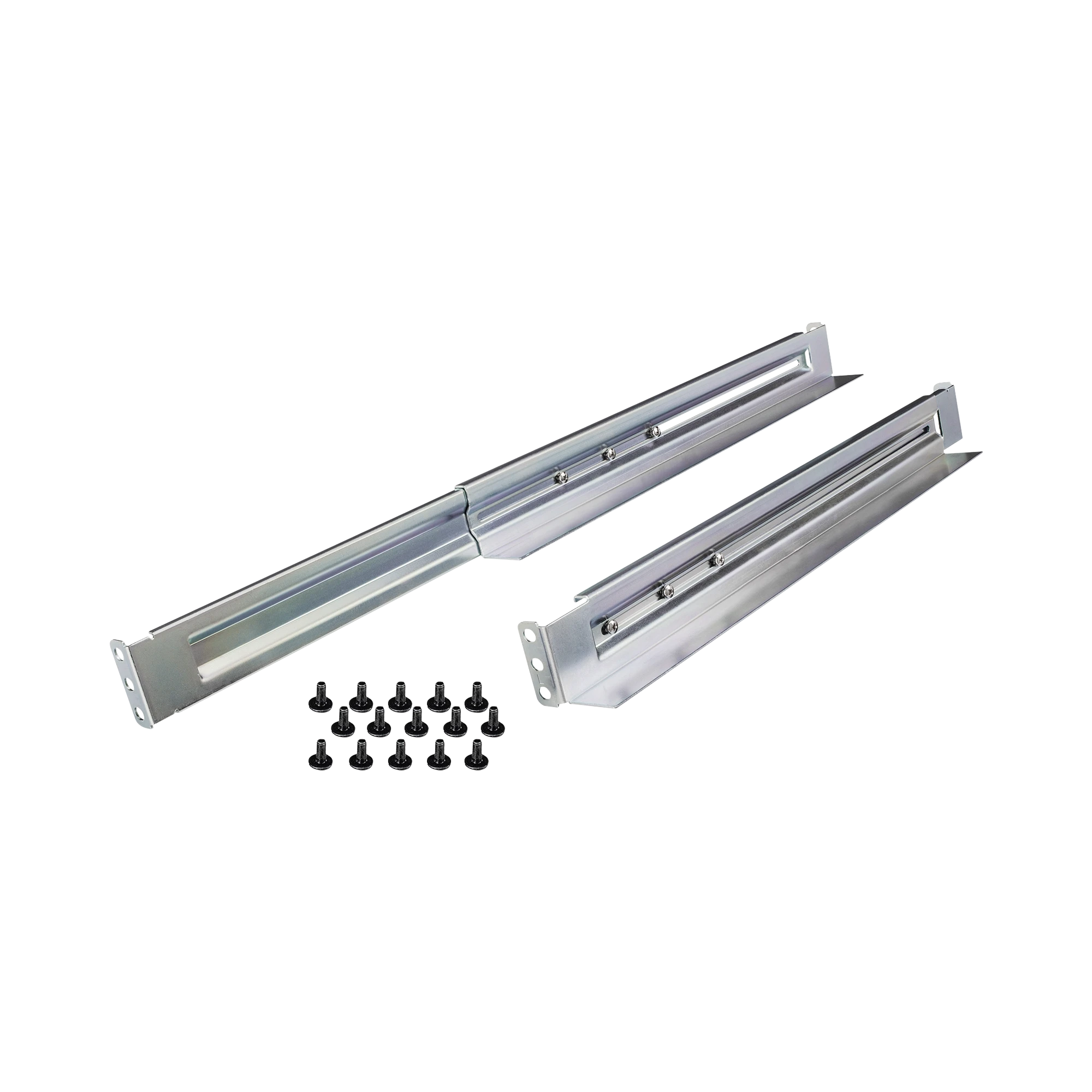 KIT DE RIELES PARA RACKS DE 4 POSTES, PARA UPS DE 1 A 3 UR, PROFUNDIDAD AJUSTABLE, SOPORTE DE PESO DE 104.78 KG-Energía-CYBERPOWER-Bsai Seguridad & Controles