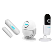 KIT DE SEGURIDAD BÁSICA DEL HOGAR, SECURITY KIT DUOSMART. INCLUYE: 1 PANEL DE ALARMA C10, 1 SENSOR MAGNÉTICO CSD1 Y 1 CÁMARA E10-Duosmart-DUOSMART-Bsai Seguridad & Controles