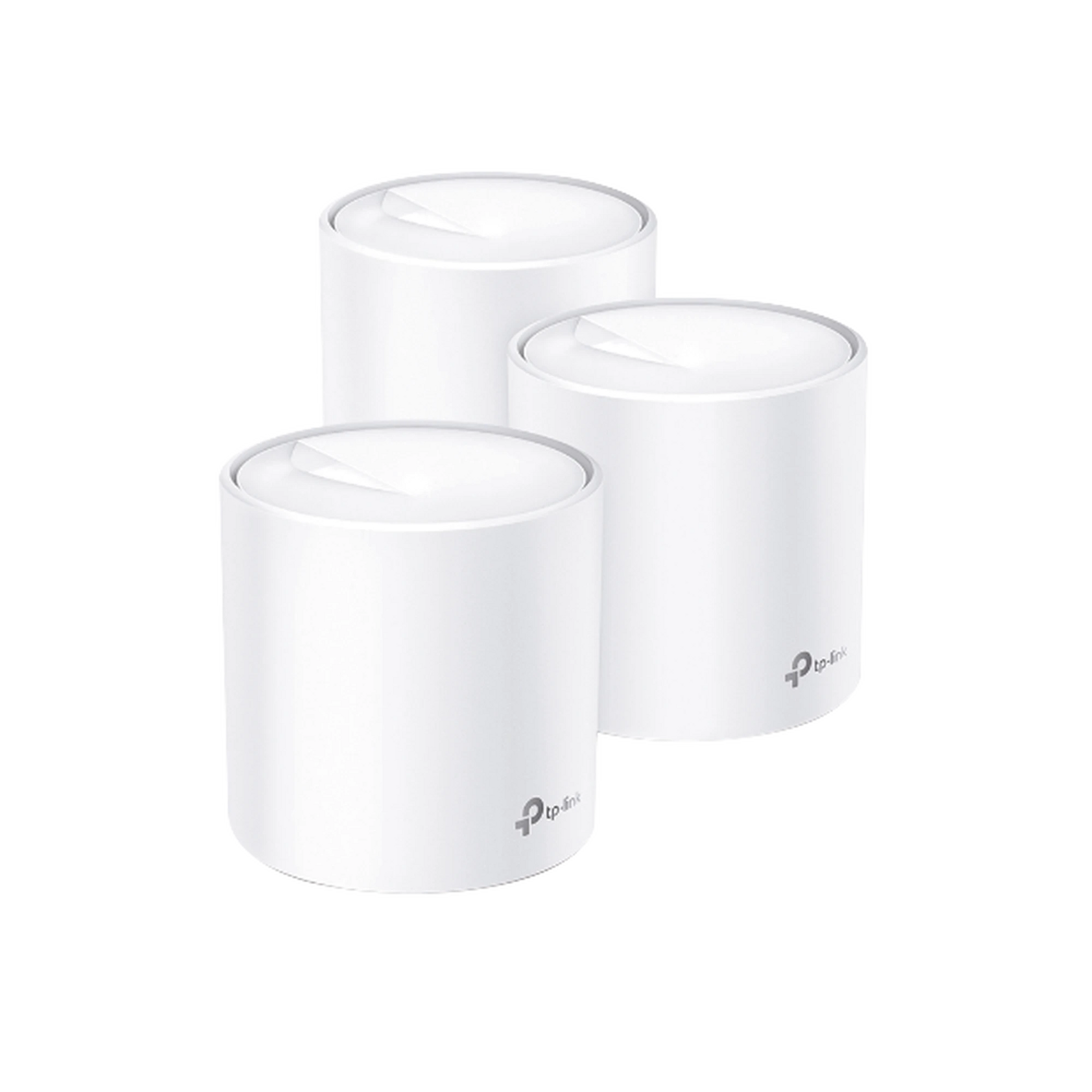 KIT DE SISTEMA INALÁMBRICO DECO X60 MESH PARA HOGAR, DOBLE BANDA WI-FI 6 (AX), DOBLE PUERTO GIGABIT, 4 ANTENAS INTERNAS Y COMPATIBLE CON AMAZON ALEXA-Redes WiFi-TP-LINK-Bsai Seguridad & Controles