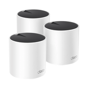 KIT DE SISTEMA INALÁMBRICO DECO X60 MESH PARA HOGAR, DOBLE BANDA WI-FI 6 (AX), DOBLE PUERTO GIGABIT, 4 ANTENAS INTERNAS Y COMPATIBLE CON AMAZON ALEXA-Networking-TP-LINK-Bsai Seguridad & Controles