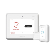 KIT DE TERMOSTATO INTELIGENTE Y PANEL DE ALARMA CON PANTALLA TOUCH-HONEYWELL HOME RESIDEO-Bsai Seguridad & Controles
