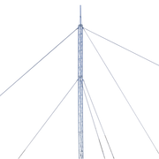 KIT DE TORRE ARRIOSTRADA DE TECHO DE 24 M CON TRAMO STZ30G GALVANIZADA POR INMERSIÓN EN CALIENTE (NO INCLUYE RETENIDA).-Torres y Mástiles-SYSCOM TOWERS-Bsai Seguridad & Controles