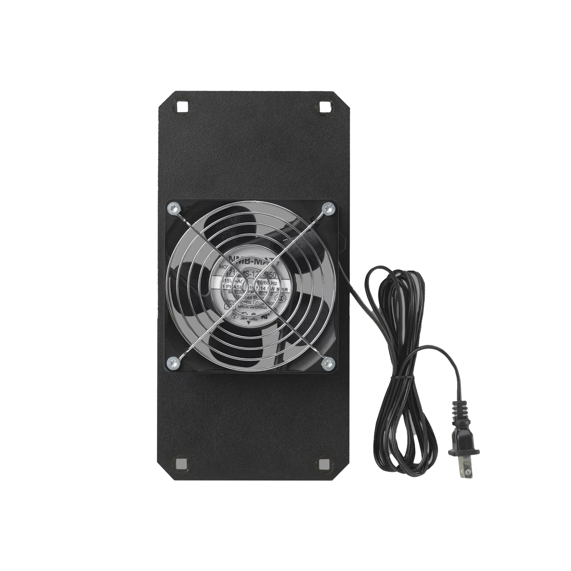 KIT DE VENTILADOR, PARA INSTALACIÓN EN GABINETES ACCESSPLUS DE HOFFMAN, DE 115 VCA, 100 CFM, DE ALUMINIO, COLOR NEGRO-Racks y Gabinetes-HOFFMAN-Bsai Seguridad & Controles