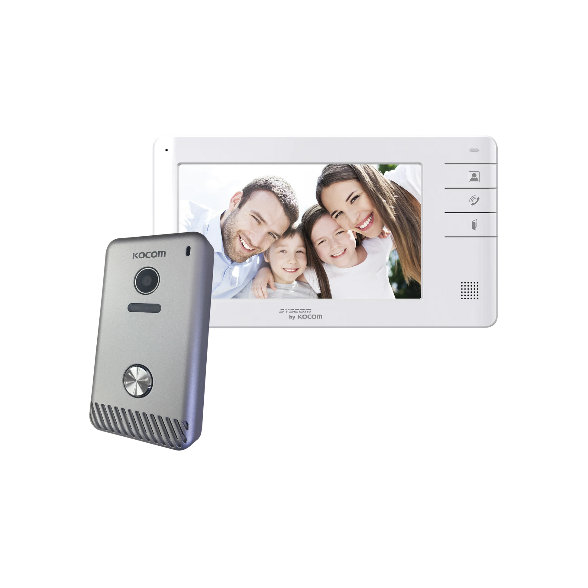 KIT DE VIDEOPORTERO 701 SEG GEN-Videoporteros e Interfonos-KOCOM-Bsai Seguridad & Controles