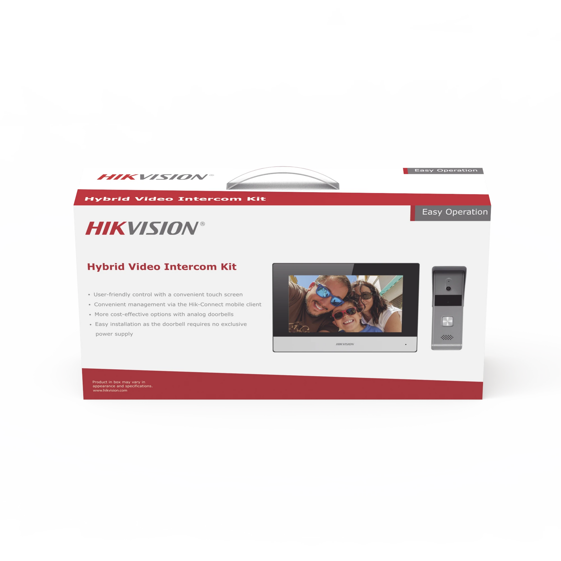 KIT DE VIDEOPORTERO ANALÓGICO DE METAL / IP A 4 HILOS CON FUNCIÓN DE LLAMADA A APP HIK-CONNECT / MONITOR SE CONECTA A INTERNET POR CABLE O WIFI Y POR 4 HILOS AL FRENTE DE CALLE IP65 / EXPANDIBLE A MAS EQUIPOS-Videoporteros e Interfonos-HIKVISION-Bsai Seguridad & Controles