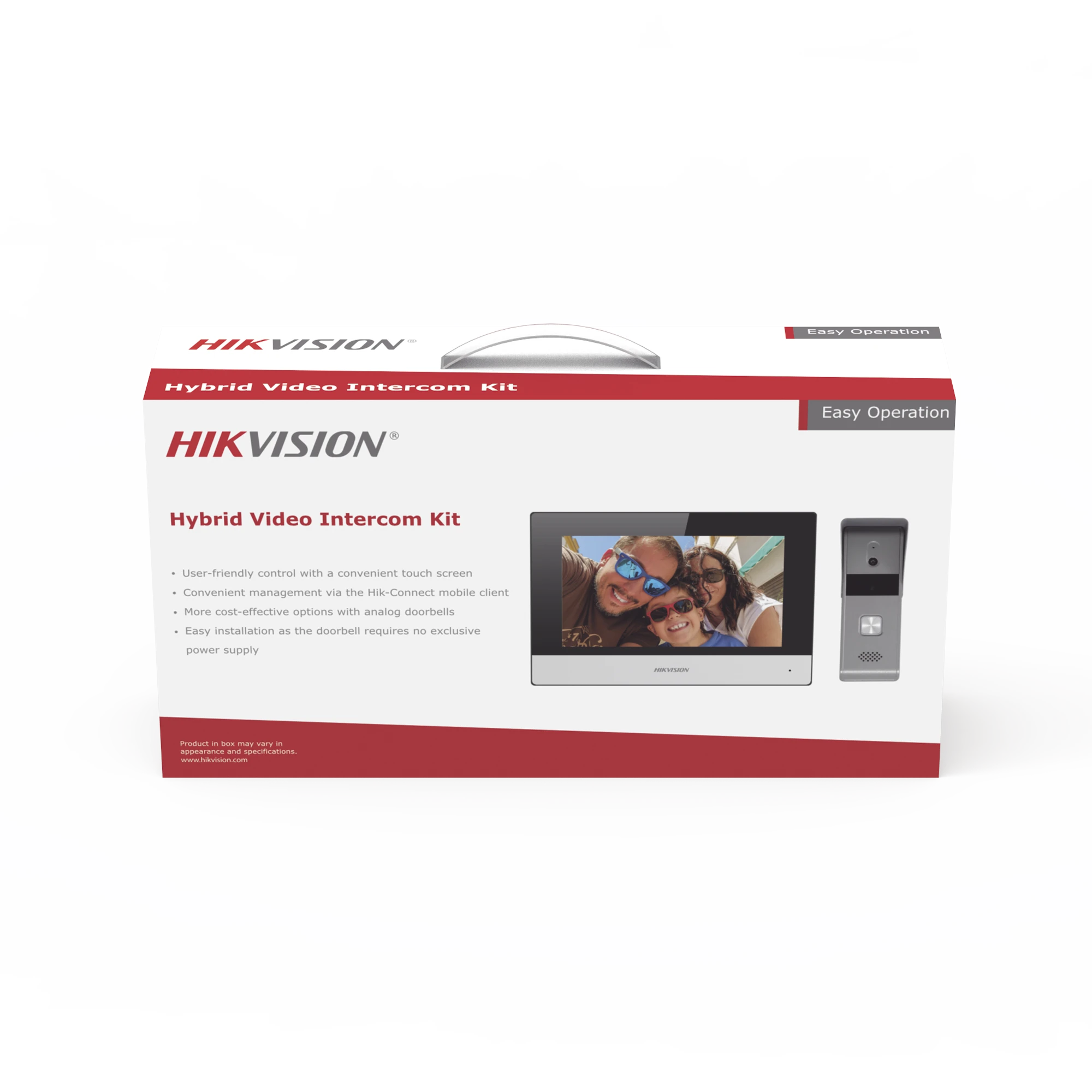 KIT DE VIDEOPORTERO ANALÓGICO DE METAL / IP A 4 HILOS CON FUNCIÓN DE LLAMADA A APP HIK-CONNECT / MONITOR SE CONECTA A INTERNET POR CABLE O WIFI Y POR 4 HILOS AL FRENTE DE CALLE IP65 / EXPANDIBLE A MAS EQUIPOS-Videoporteros e Interfonos-HIKVISION-Bsai Seguridad & Controles