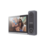 KIT DE VIDEOPORTERO HIBRIDO TURBOHD CON PANTALLA LCD TOUCH DE 7" WI-FI / FRENTE DE CALLE PARA EXTERIOR DE POLICARBONATO / 720P (1 MEGAPÍXEL )130° DE VISIÓN (GRAN ANGULAR) / LLAMADA A APP HIK-CONNECT-Videoporteros e Interfonos-HIKVISION-DS-KIS312-P-Bsai Seguridad & Controles