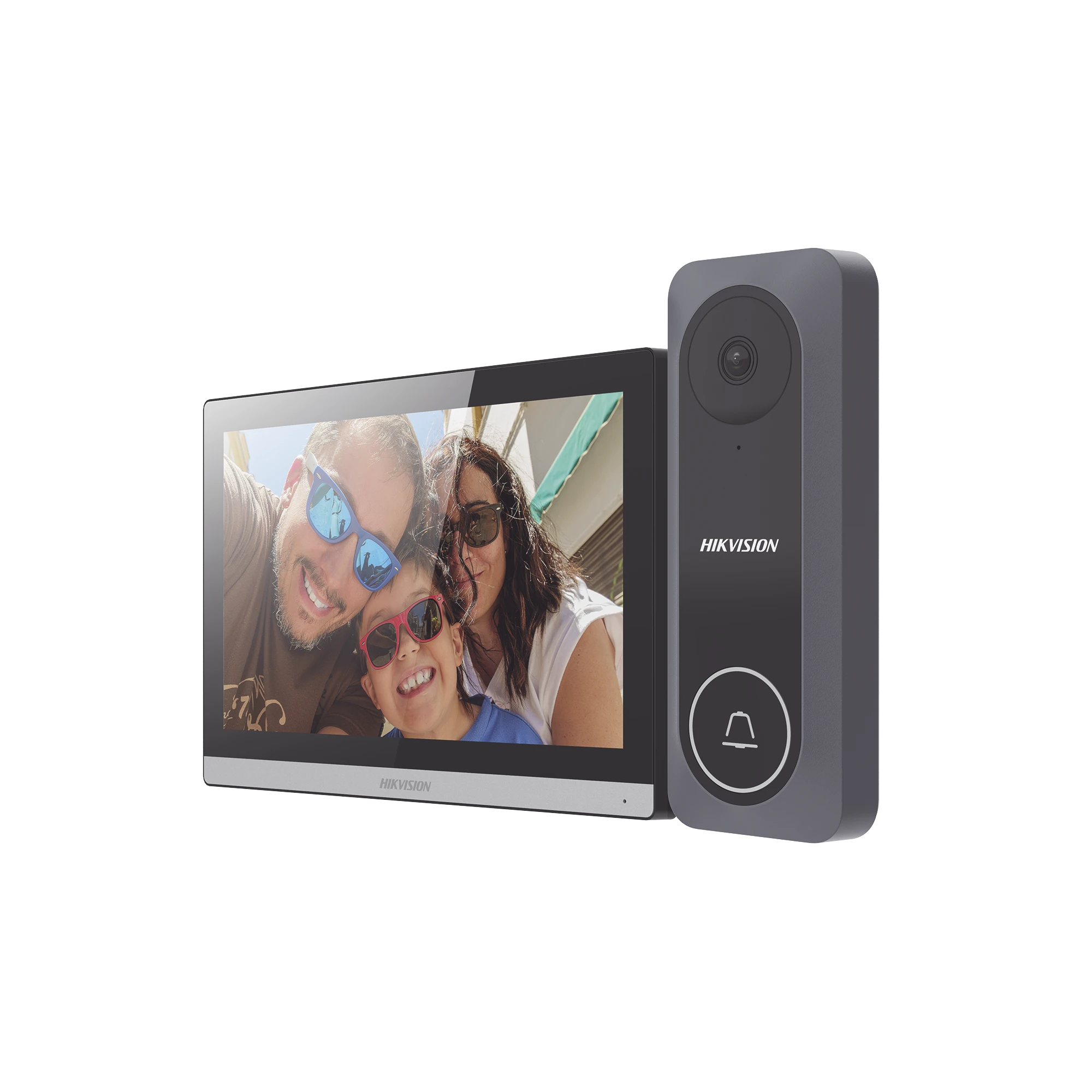 KIT DE VIDEOPORTERO HIBRIDO TURBOHD CON PANTALLA LCD TOUCH DE 7" WI-FI / FRENTE DE CALLE PARA EXTERIOR DE POLICARBONATO / 720P (1 MEGAPÍXEL )130° DE VISIÓN (GRAN ANGULAR) / LLAMADA A APP HIK-CONNECT-Videoporteros e Interfonos-HIKVISION-DS-KIS312-P-Bsai Seguridad & Controles