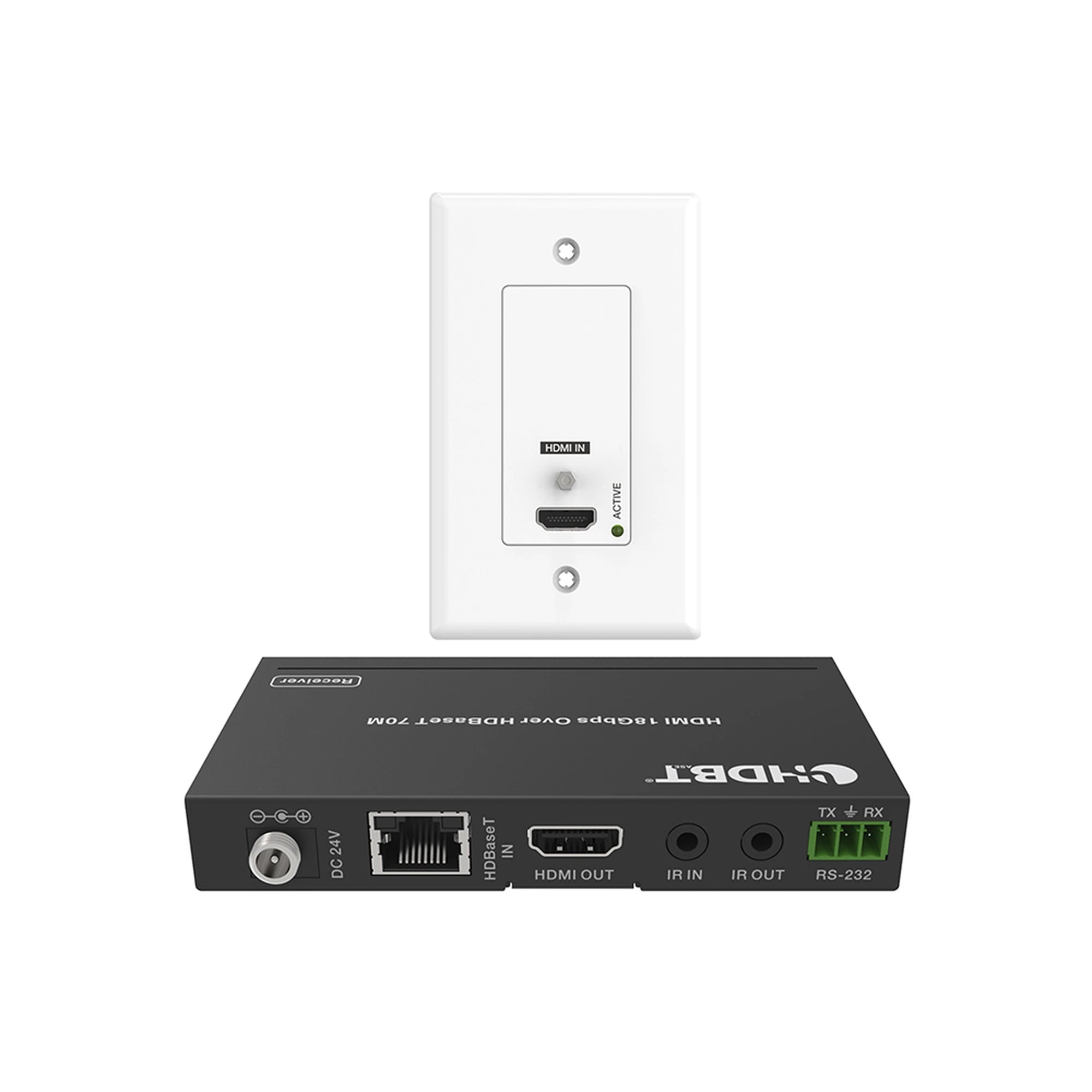 KIT EXTENSOR HDBASET | 4K2K@60HZ 40M | 1080P 70M | FUNCIÓN POC | IR BIDIRECCIONAL | RS-232 |-ProAV-EPCOM PROAUDIO-EPP-WPB70-Bsai Seguridad & Controles