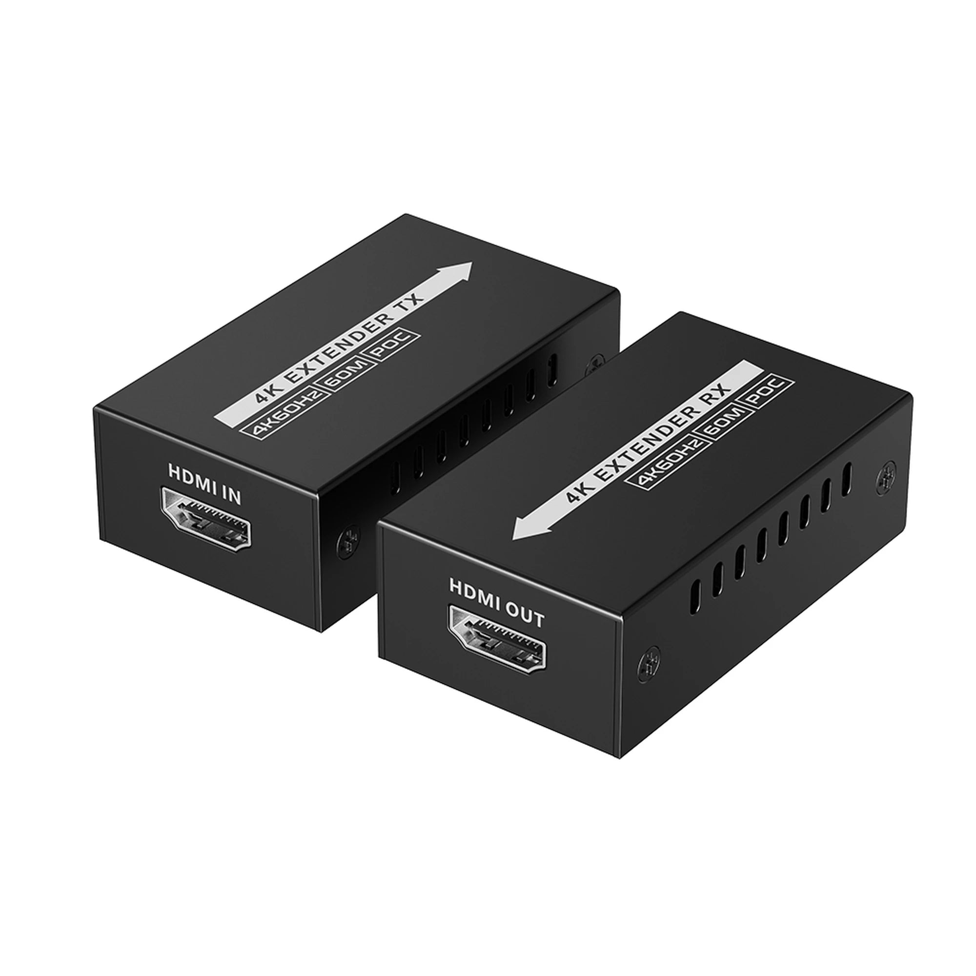 KIT EXTENSOR HDMI DE TAMAÑO MINI | 4K60HZ A 60 METROS | SOLO REQUIERE ALIMENTACIÓN TX | SOBRE CAT6/CAT6A/CAT7 |-Accesorios Generales-EPCOM TITANIUM-Bsai Seguridad & Controles