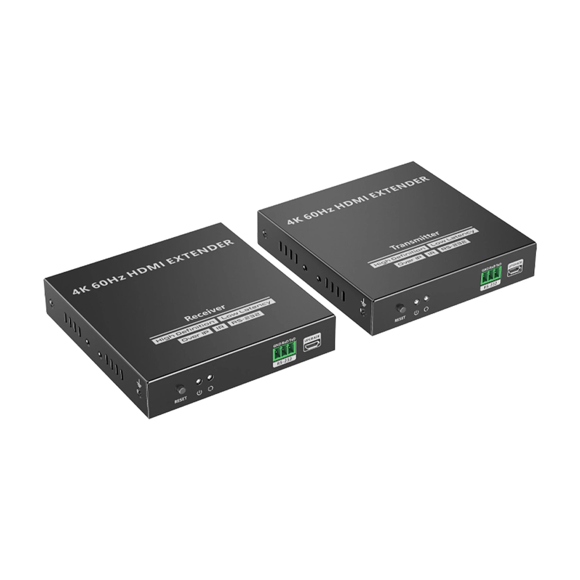 KIT EXTENSOR HDMI PARA DISTANCIAS DE 150 METROS | TRANSMITE EL VIDEO Y CONTROLA TU DVR VÍA USB A DISTANCIA | SOPORTA RESOLUCIÓN 4K @60HZ | CAT 6, 6A Y 7 | SALIDA LOOP EN EL TX PARA VISUALIZACIÓN LOCAL | SOPORTA CONTROL REMOTO DEL EQUI-Accesorios Generales-EPCOM TITANIUM-Bsai Seguridad & Controles