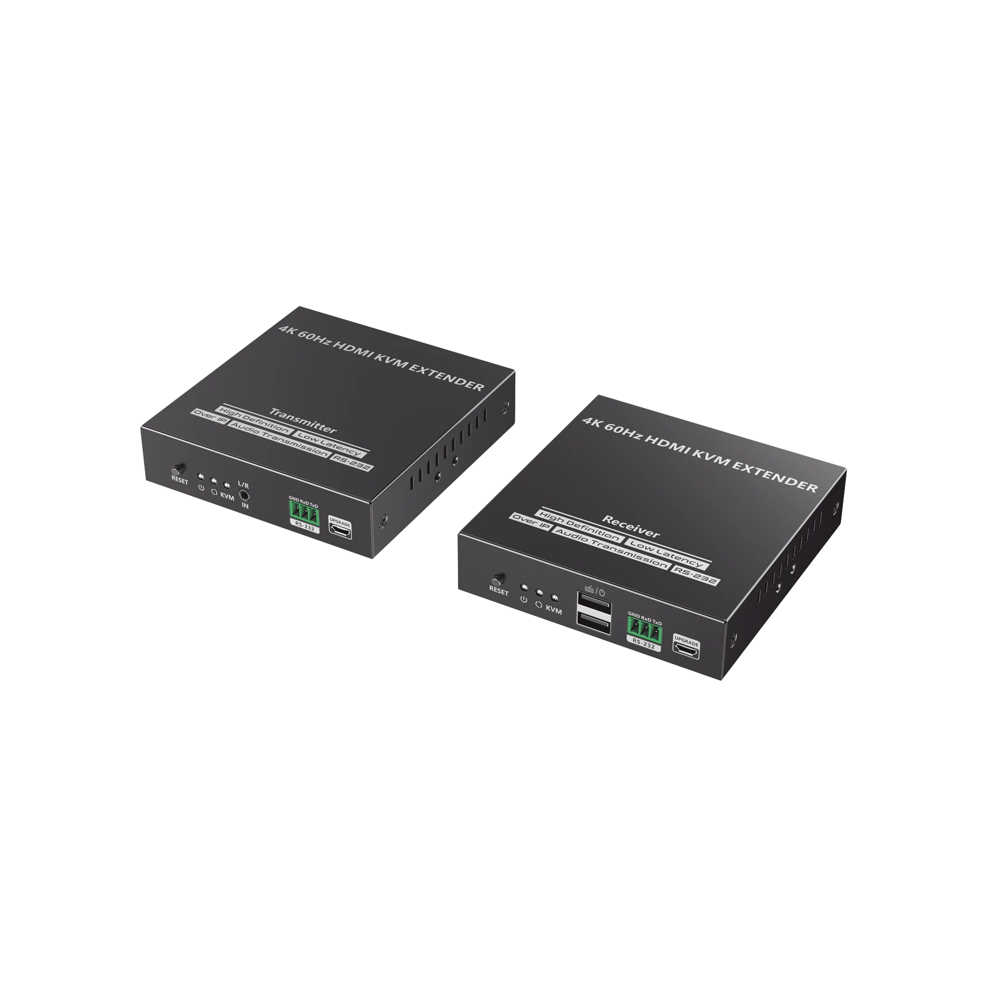 KIT EXTENSOR KVM (HDMI Y USB) HASTA 150 METROS | TRANSMITE EL VIDEO Y CONTROLA TU DVR VÍA USB A DISTANCIA | SOPORTA RESOLUCIÓN 4K @60HZ | CAT 6, 6A Y 7 | SALIDA LOOP EN EL TX PARA VISUALIZACIÓN LOCAL-ProAV-EPCOM TITANIUM-Bsai Seguridad & Controles