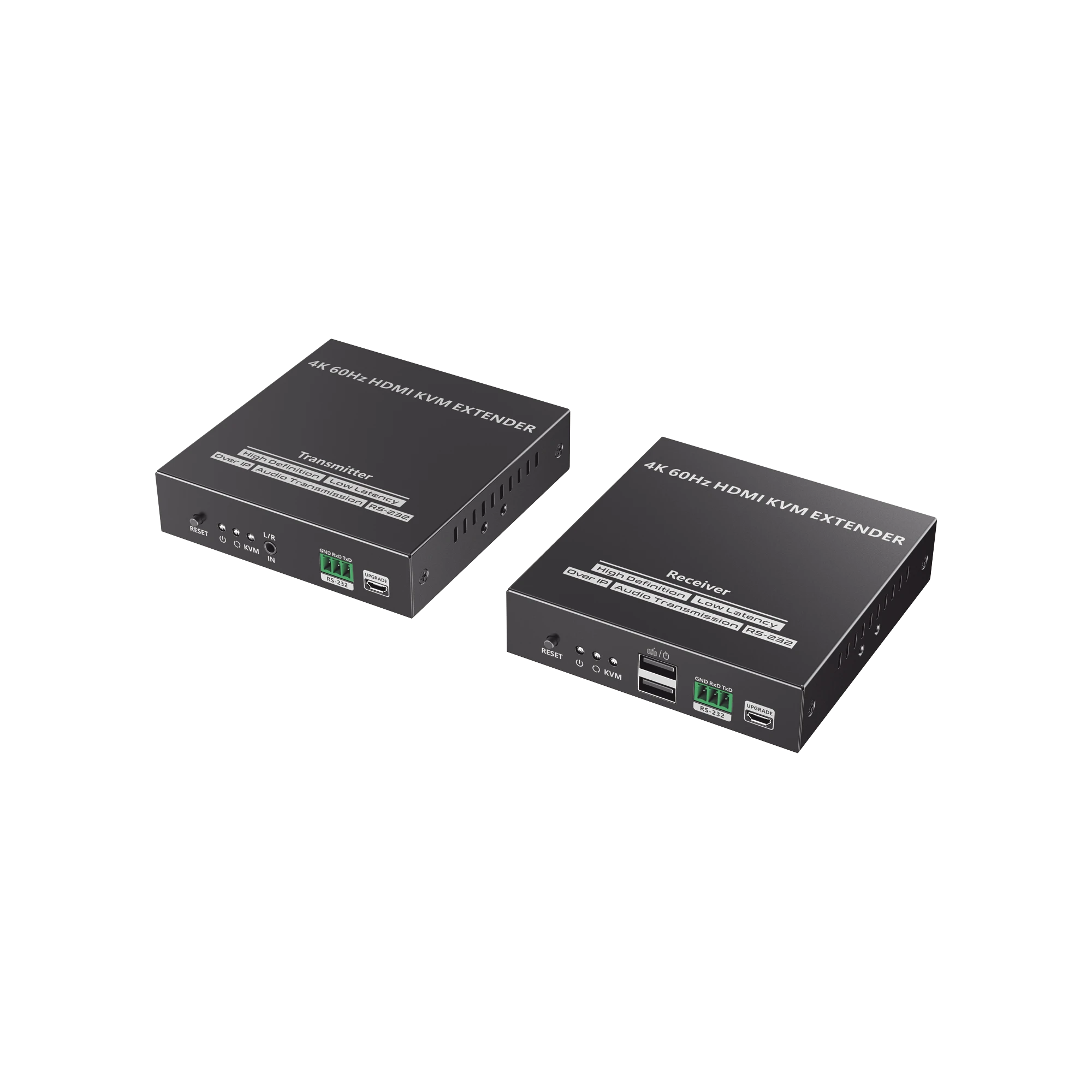 KIT EXTENSOR KVM (HDMI Y USB) HASTA 150 METROS | TRANSMITE EL VIDEO Y CONTROLA TU DVR VÍA USB A DISTANCIA | SOPORTA RESOLUCIÓN 4K @60HZ | CAT 6, 6A Y 7 | SALIDA LOOP EN EL TX PARA VISUALIZACIÓN LOCAL-ProAV-EPCOM TITANIUM-Bsai Seguridad & Controles