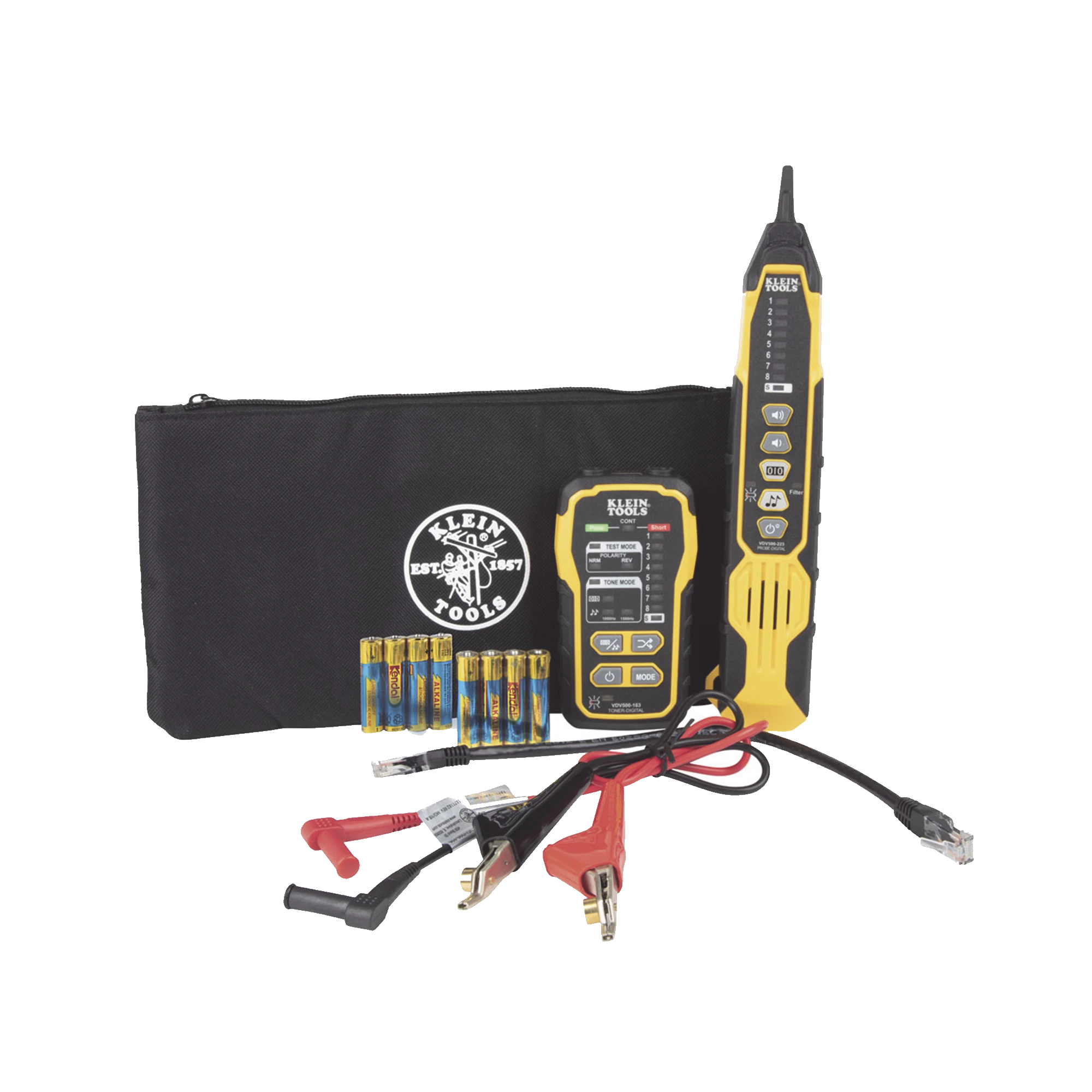 KIT GENERADOR DE TONO DIGITAL Y SONDA DE RASTREO DE CABLES DIGITAL EN RED ACTIVA.-Cableado de Cobre-KLEIN TOOLS-VDV500-920-Bsai Seguridad & Controles