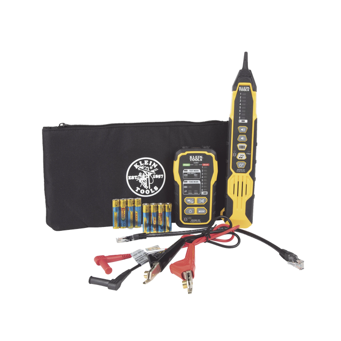 KIT GENERADOR DE TONO DIGITAL Y SONDA DE RASTREO DE CABLES DIGITAL EN RED ACTIVA.-Cableado de Cobre-KLEIN TOOLS-VDV500-920-Bsai Seguridad & Controles