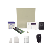 KIT INALÁMBRICO DE PANEL VISTA48 CON TECLADO 6160RF RECEPTOR INALÁMBRICO, 2 CONTACTOS 5800MINI, 1 PIR 5800PIR, 1 CONTROL REMOTO 58344, BATERÍA Y TRANSFORMADOR-Paneles de Alarma-HONEYWELL HOME RESIDEO-Bsai Seguridad & Controles