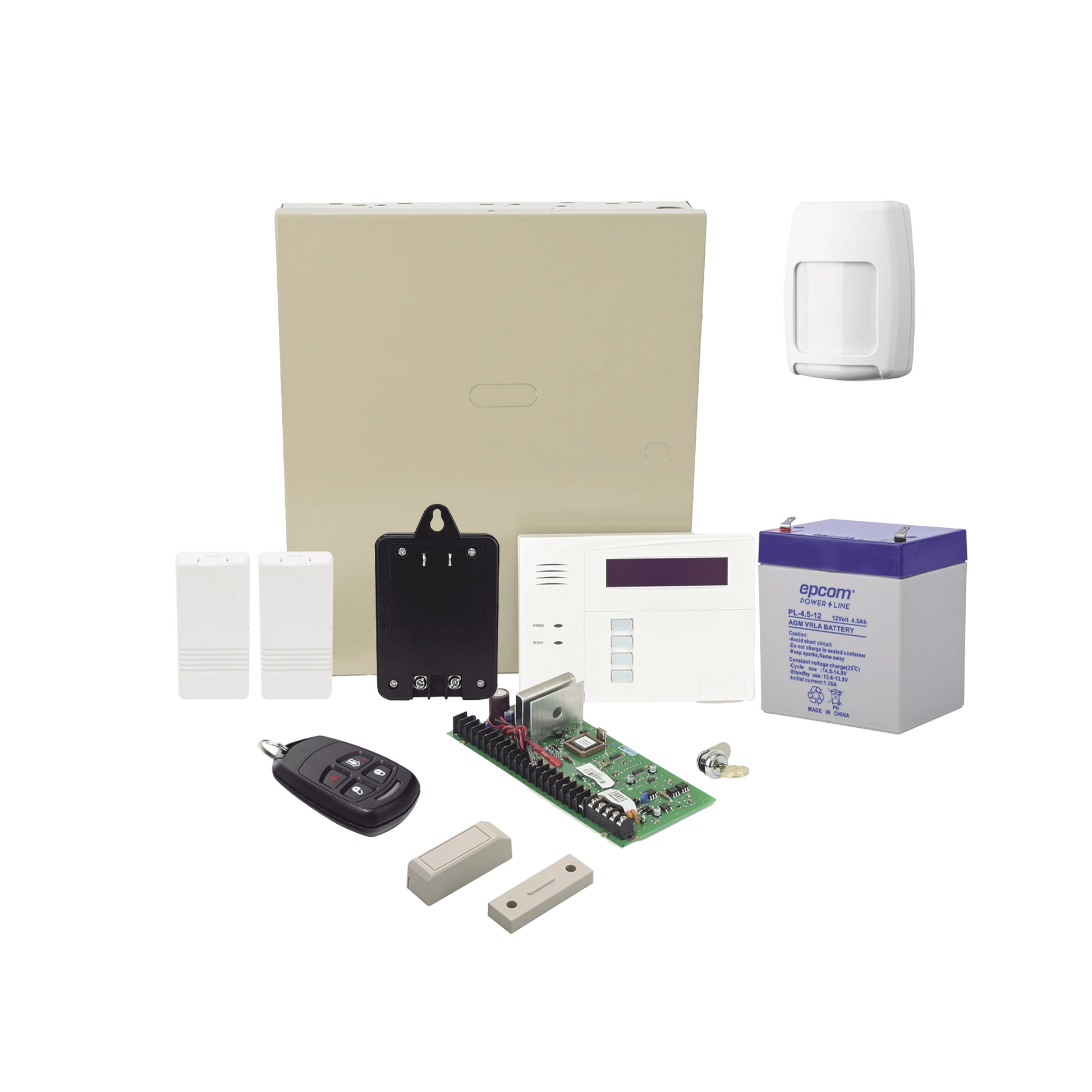 KIT INALÁMBRICO DE PANEL VISTA48 CON TECLADO ALFANUMÉRICO 6160RF, RECEPTOR PARA SENSORES INALÁMBRICOS, BATERÍA, TRANSFORMADOR, 2 CONTACTOS MAGNÉTICOS 5816 CON IMÁN, 1 SENSOR DE MOVIMIENTO 5800PIR Y UN CONTROL REMO-Paneles de Alarma-HONEYWELL HOME RESIDEO-Bsai Seguridad & Controles